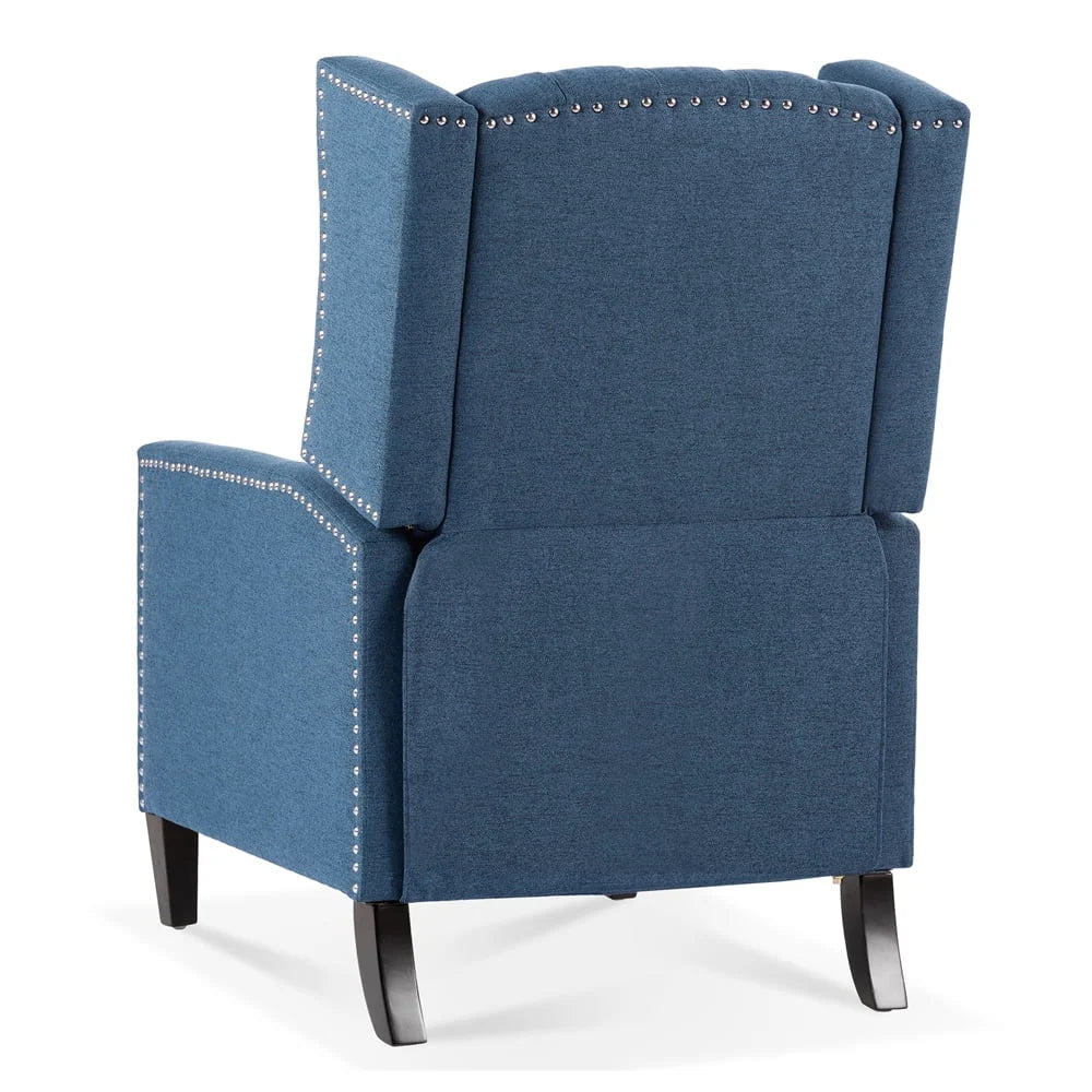 2026 New Triple Tree Modern Fabric Foam Wood Solid Print Nailhead Trim Accent Chair, Beige - Image 26