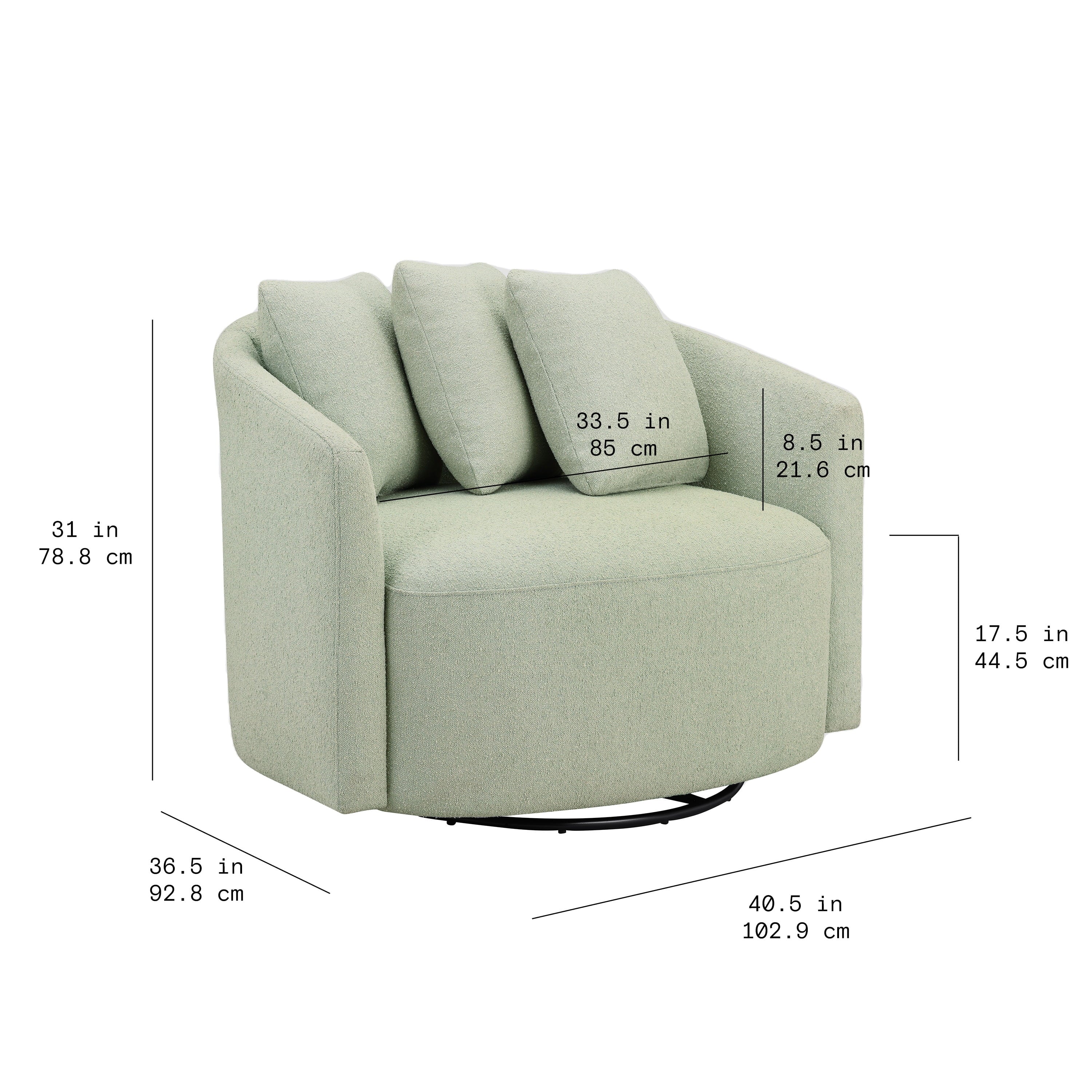 2026 New Beautiful Drew Accent Chair by Drew Barrymore, Cream Boucle - Image 42