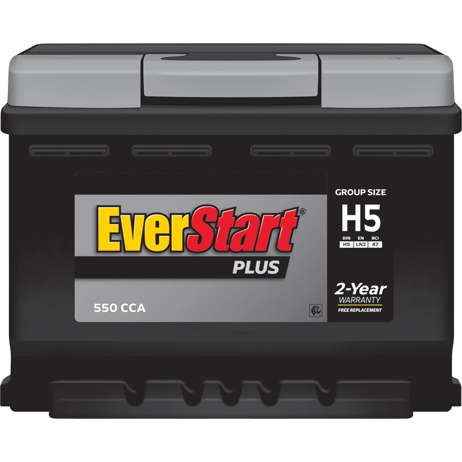 2026 New EverStart Plus Lead Acid Automotive Battery, Group Size H5 / LN2 / 47 12 Volt, 550 CCA 80RC - Image 5