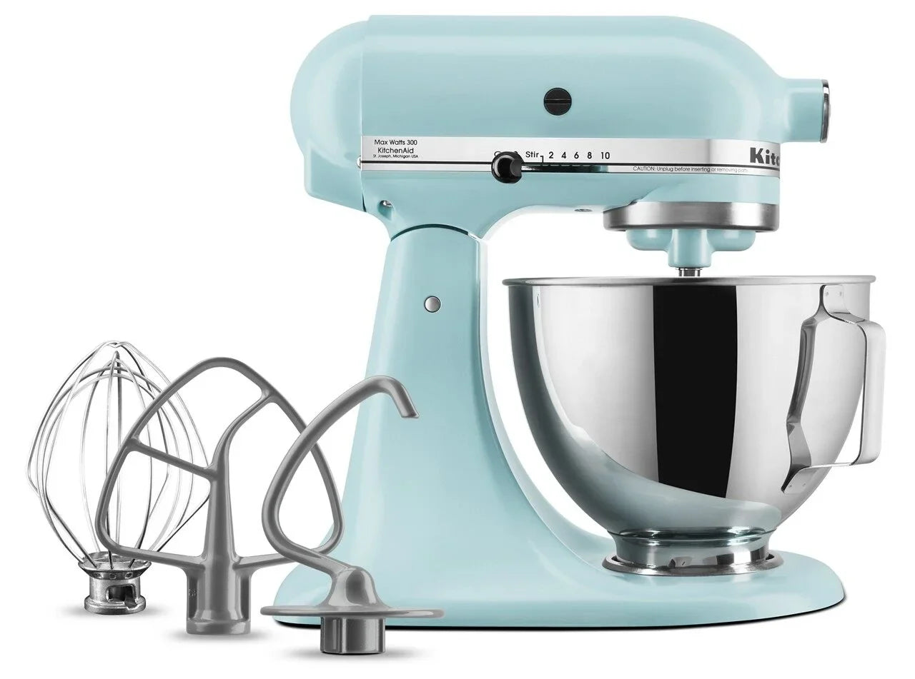 2026 New KitchenAid Deluxe Series 4.5 Quart Tilt-Head Stand Mixer with Stainless Bowl, Contour Silver, KSM97CU - Image 25