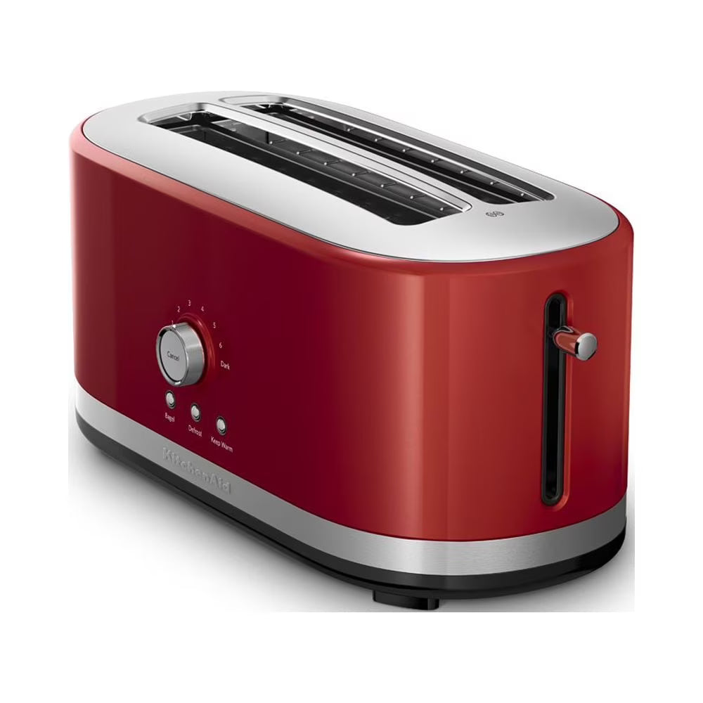 2026 New KitchenAid 4-Slice Toaster, Empire Red with High Lift Lever, 7 Shade Settings