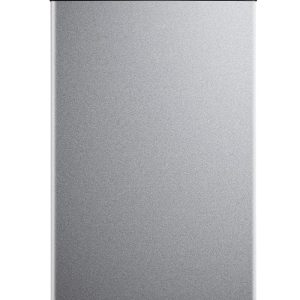 2026 New Mainstays 4. 4 Cu. ft. Single Door Mini Refrigerator, Stainless Steel Look