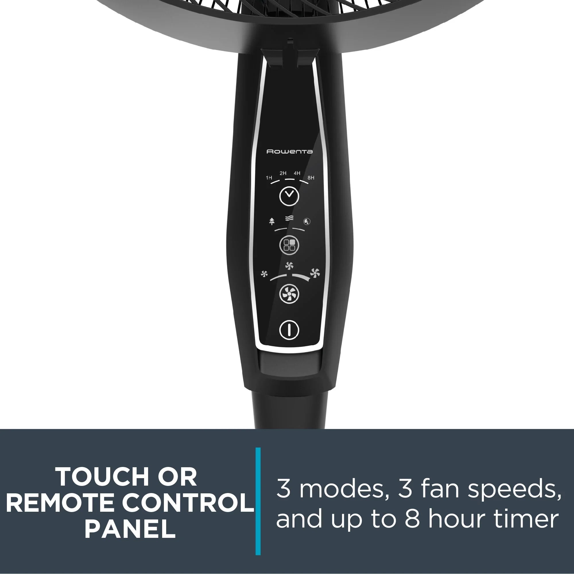 2026 New Rowenta Turbo Silence Standing Floor Fan with Remote, 53 Inch, Portable, 5 Speeds, VU5670 - Image 21