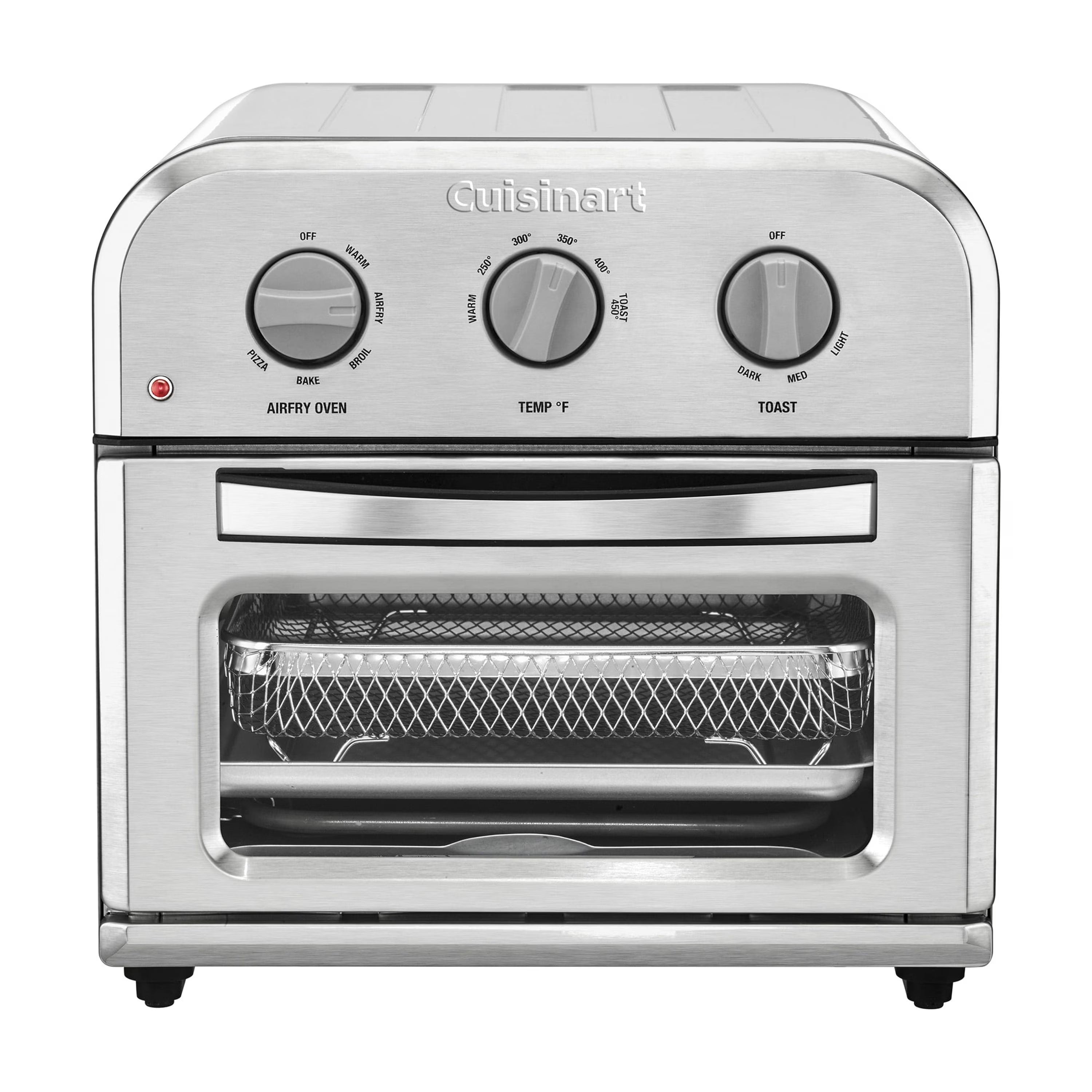 2026 New Cuisinart Compact Air Fryer Toaster Oven, Stainless Steel