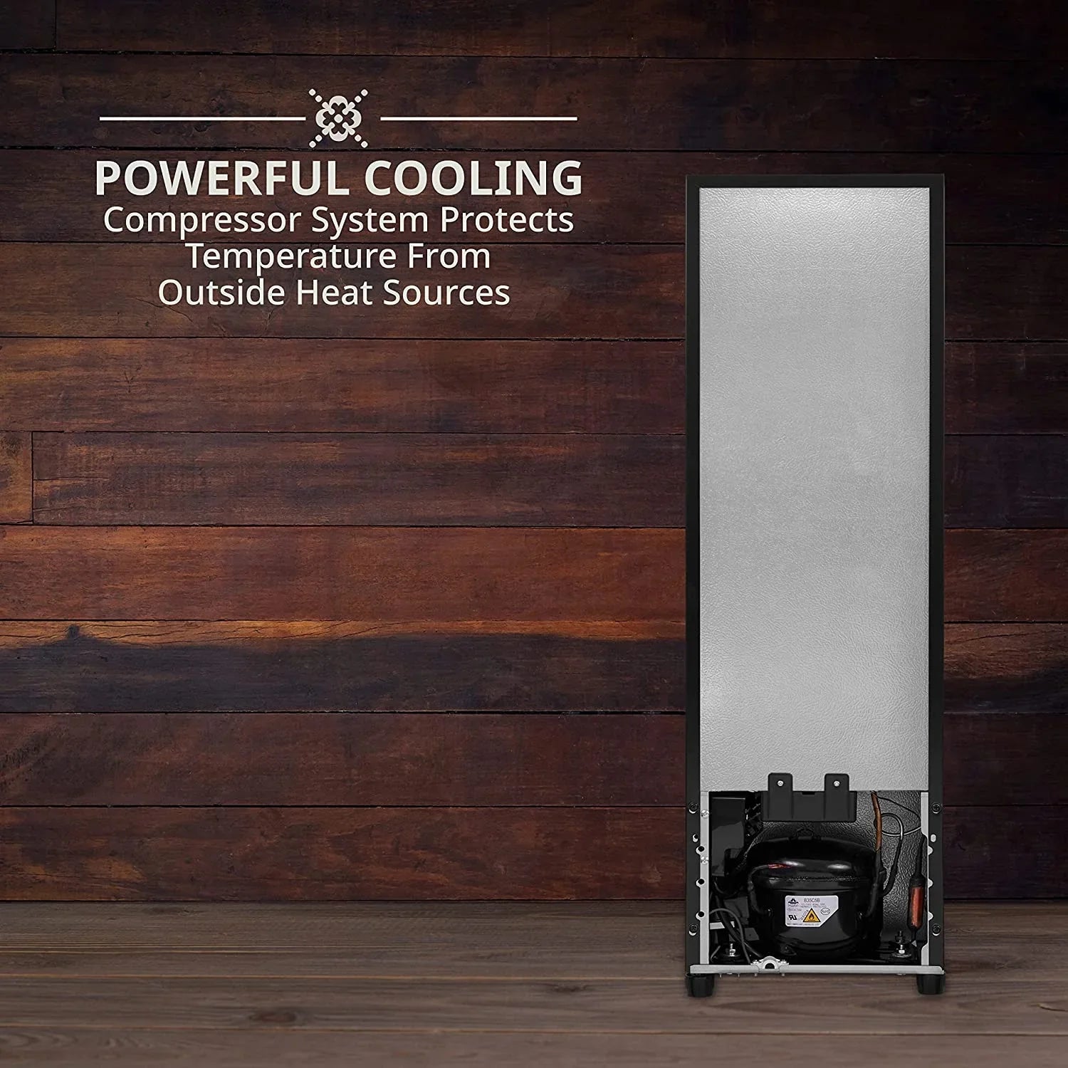 2026 New Ivation 14-Bottle Wine Cooler, Freestanding Beverage Cooler with Lock, Black - Image 8