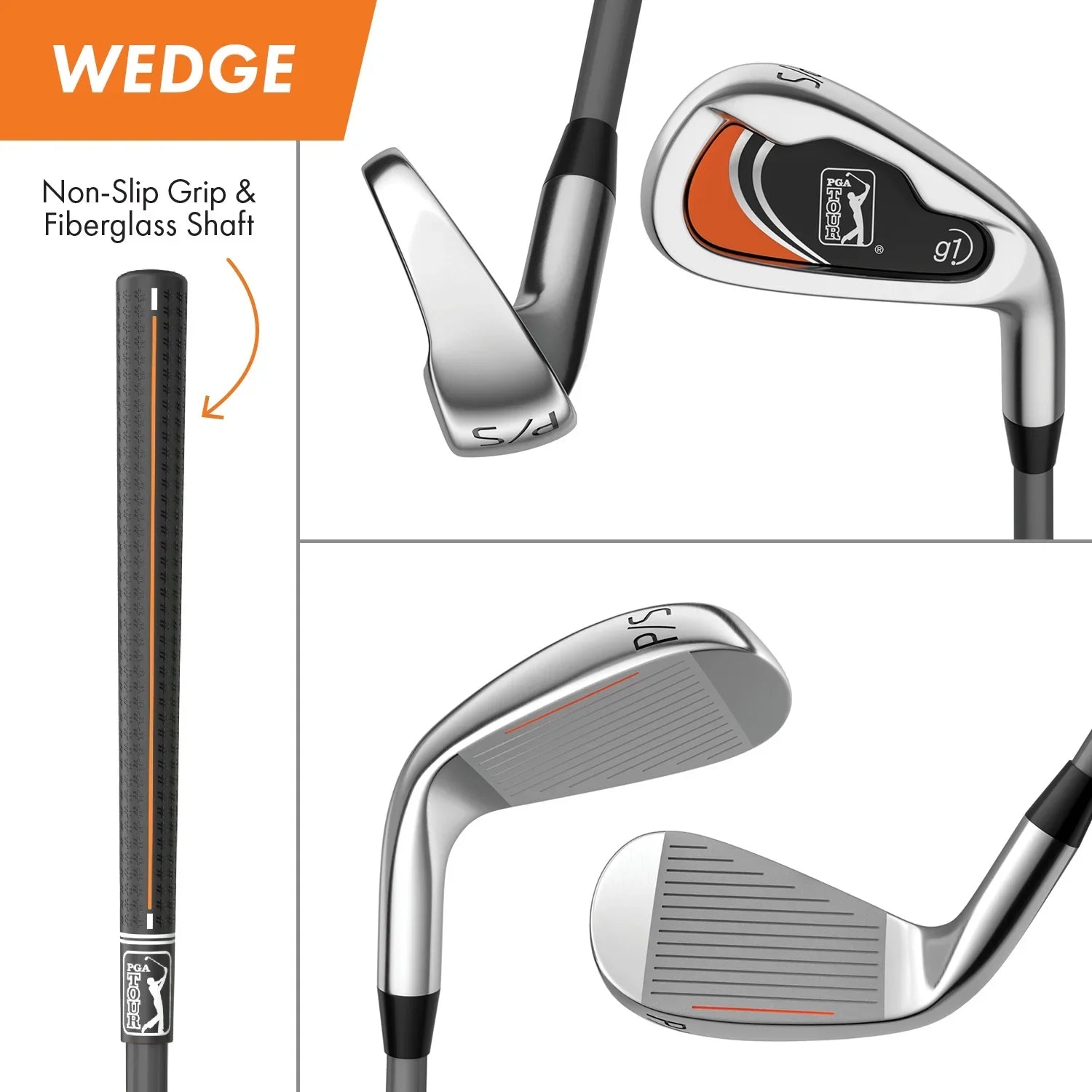 2026 New PGA Tour Right-Handed 10 Piece Kids Golf Club Stand Bag Set; Player Height 4'8 - 5'2", Ages 8-12 - Image 18