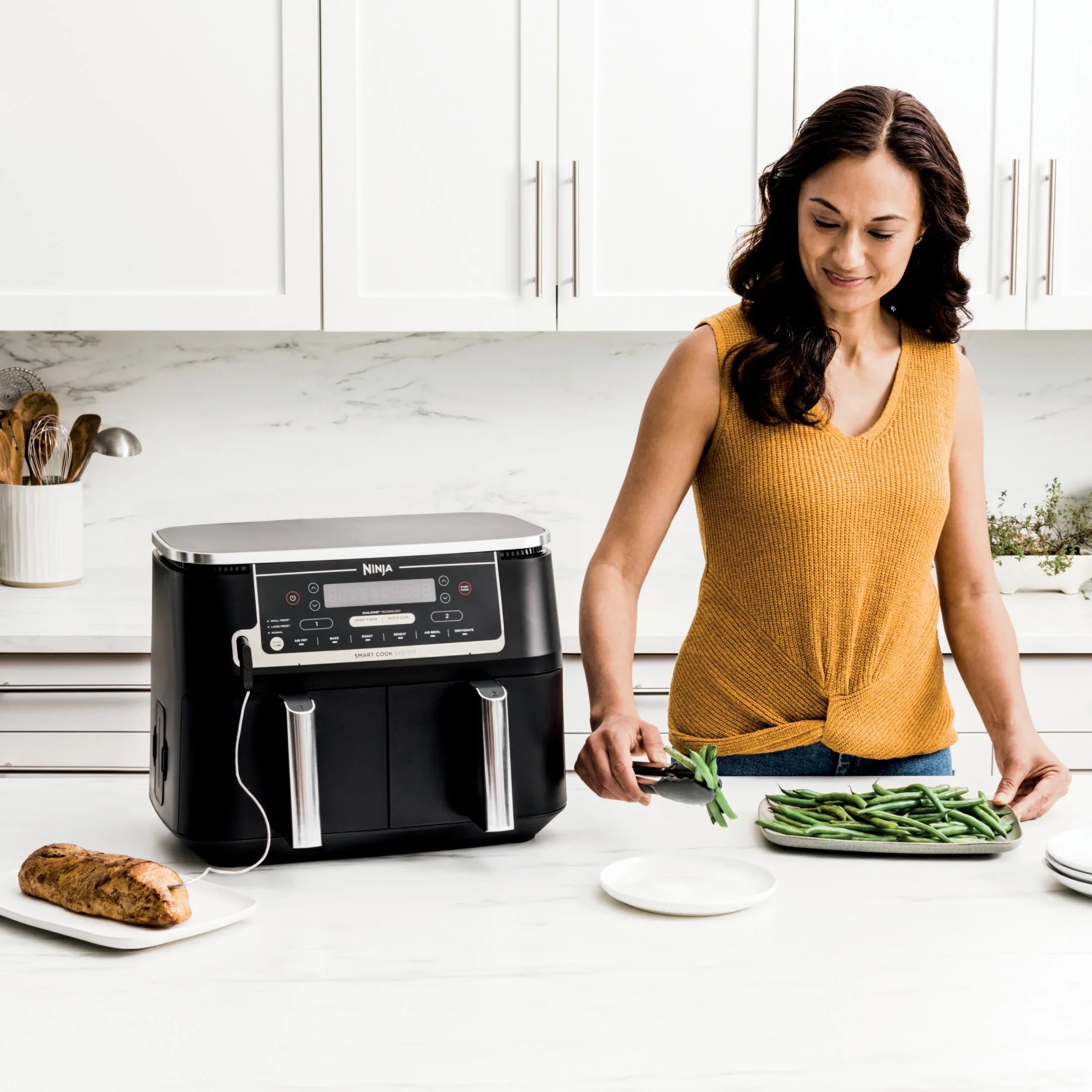 2026 New Ninja. Foodi. 6-in-1 Smart 10-qt. 2-Basket Air Fryer - Image 21