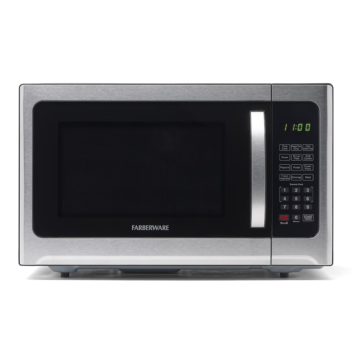 2026 New Farberware Professional 1.2 Cu. Ft. 1000-Watt Microwave Oven with Sensor Cooking, Stainless Steel/Black Body Wrap - Image 3