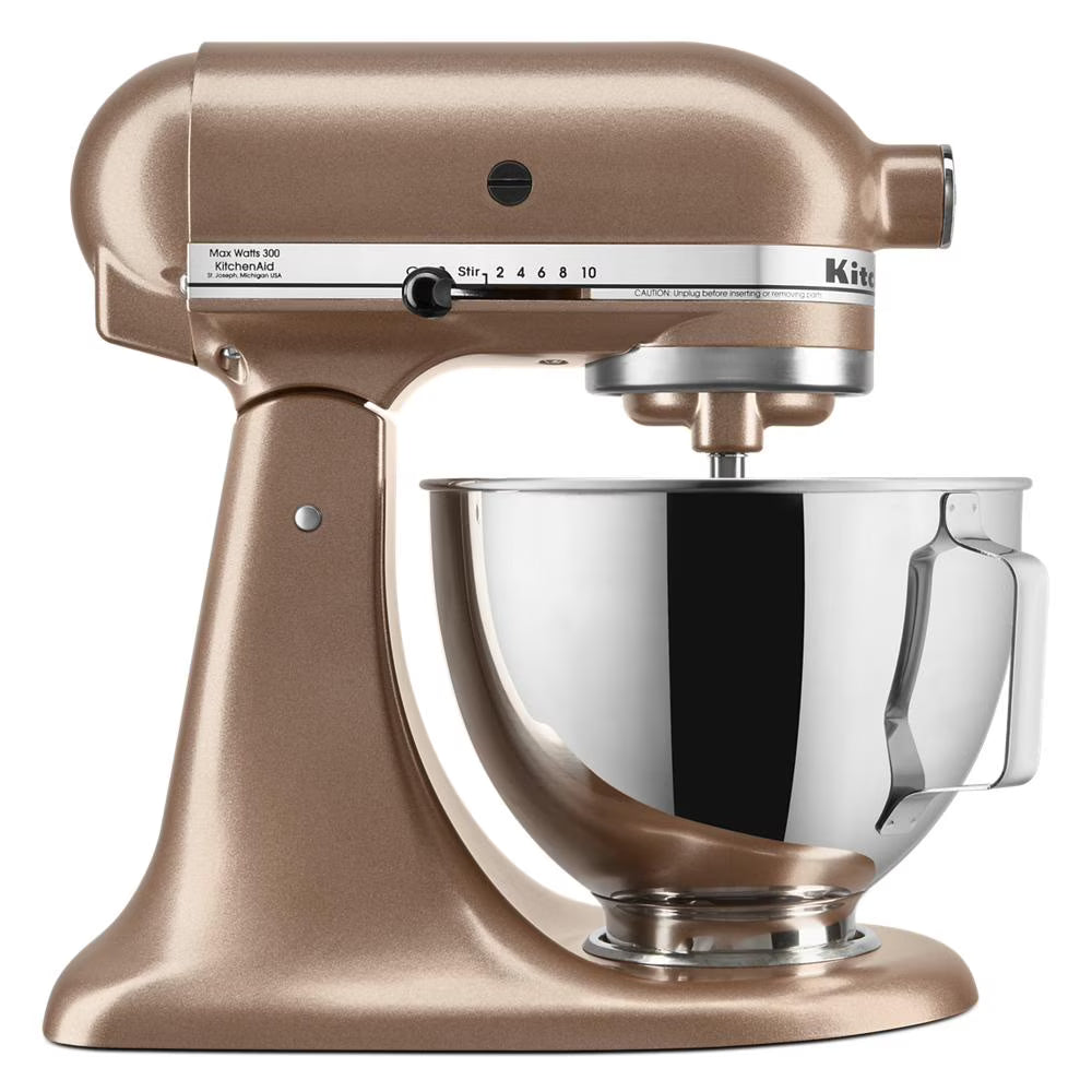 2026 New KitchenAid Deluxe Series 4.5 Quart Tilt-Head Stand Mixer with Stainless Bowl, Contour Silver, KSM97CU - Image 4