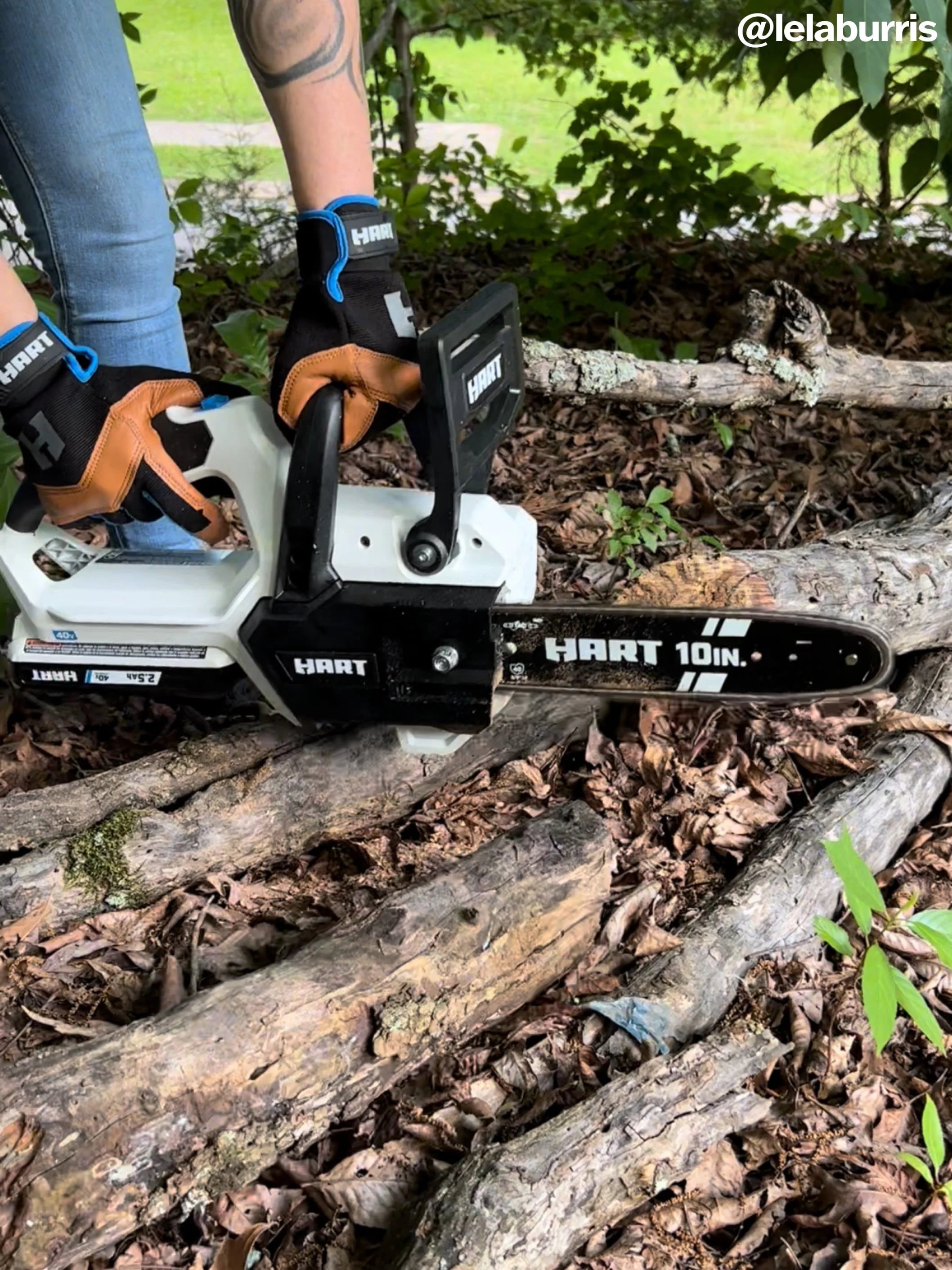 2026 New HART 40-Volt 10-Inch Battery-Powered Chainsaw Kit, (1) 2.5 Ah Lithium-Ion Battery - Image 12
