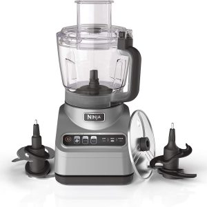 2026 New Restored Ninja BN600 Professional Plus Food Processor, 850 Watts, 3 Functions for Chopping, Slicing & Dough with 9-Cup Processor Bowl, 3 Blades, Food Chute & Pusher, Silver (Refurbished)