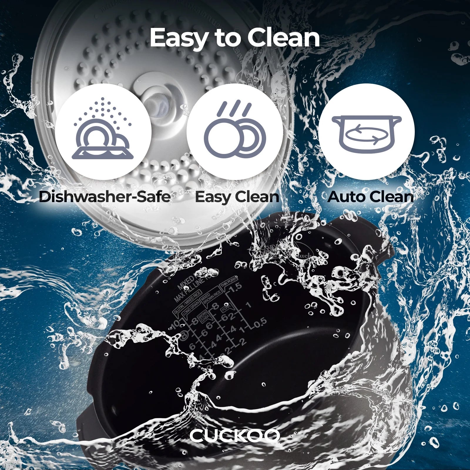 2026 New Cuckoo 6 Cup Dry, Twin Pressure Rice Cooker with Micom Logic Tech, Nonstick Pot, Warmer, 16 Menu Modes and Voice Guide - Image 9