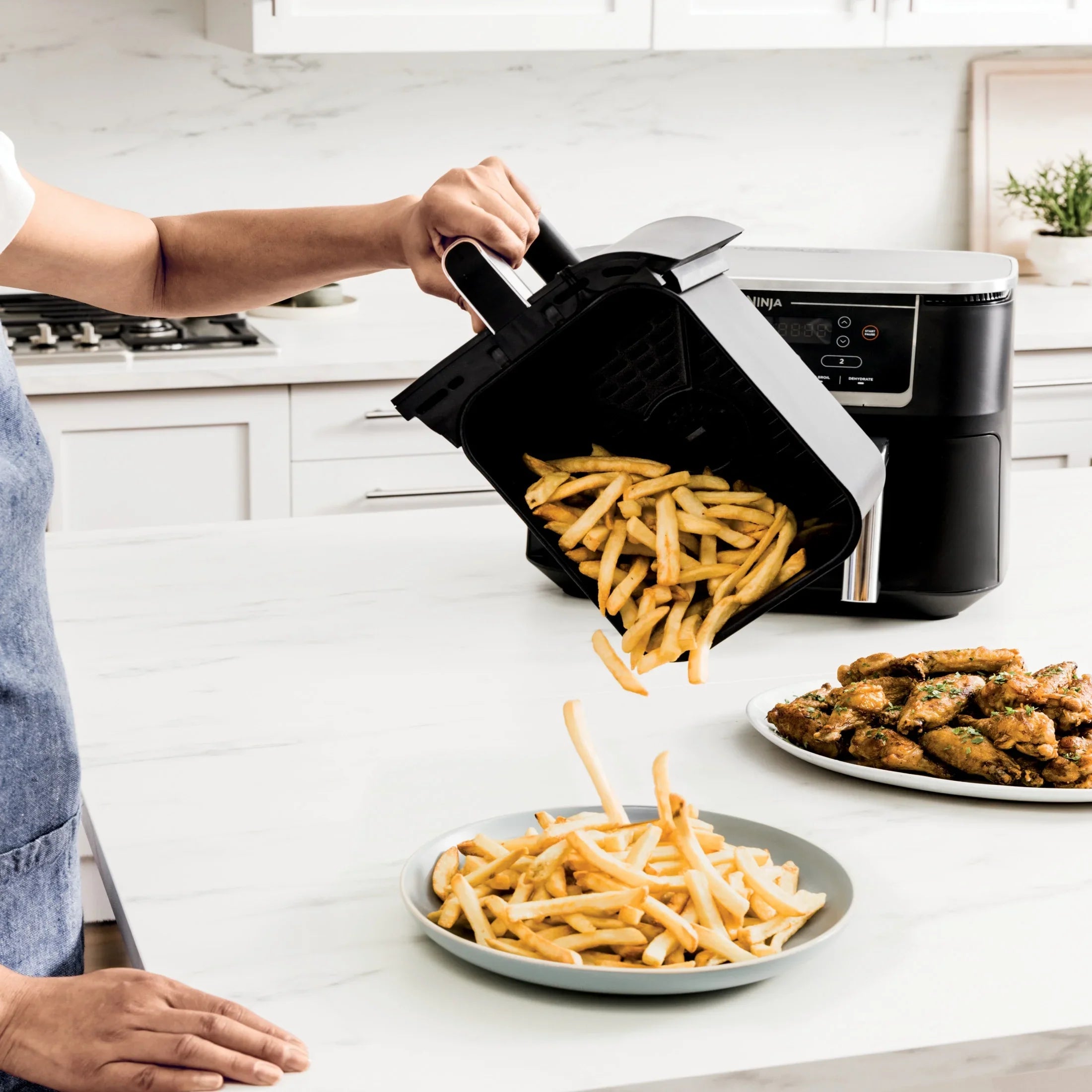 2026 New Ninja. Foodi. 6-in-1 Smart 10-qt. 2-Basket Air Fryer - Image 19