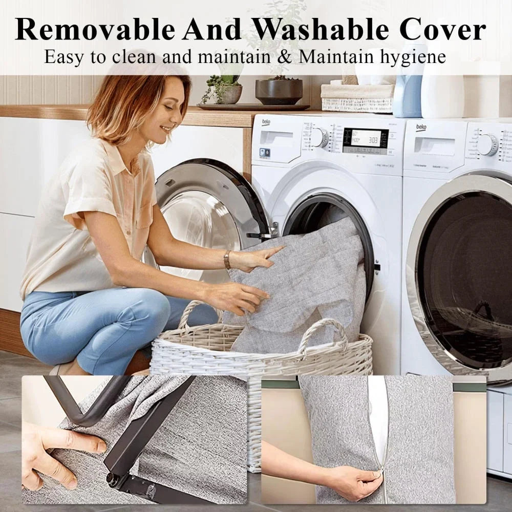 2026 New Electric Lifting Backrest for Bed, Folding Adjustable Multi-Function Neck Head and Lumbar Back Support for Elder, Electric Lifting Backrest Pillow with Electric Pump System (Gray with Armrest) - Image 5
