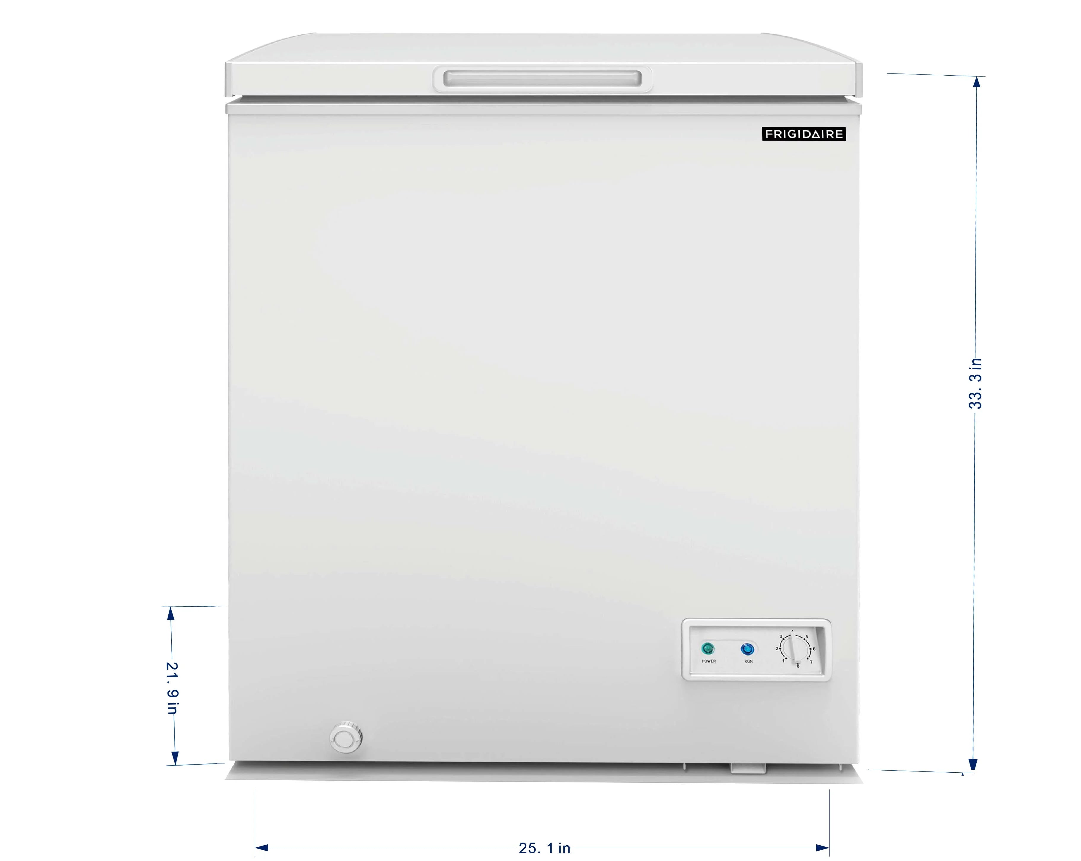 2026 New Frigidaire 5.0 Cu. ft. Chest Freezer, White , EFRF5003 - Image 3