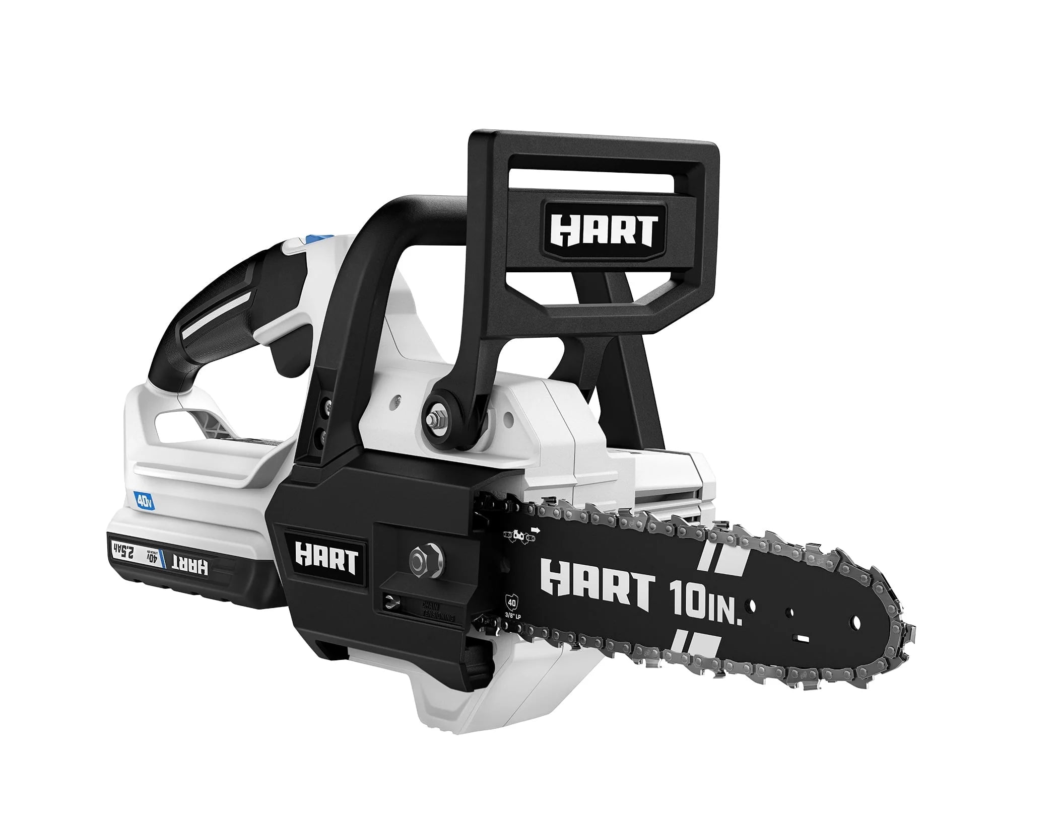 2026 New HART 40-Volt 10-Inch Battery-Powered Chainsaw Kit, (1) 2.5 Ah Lithium-Ion Battery
