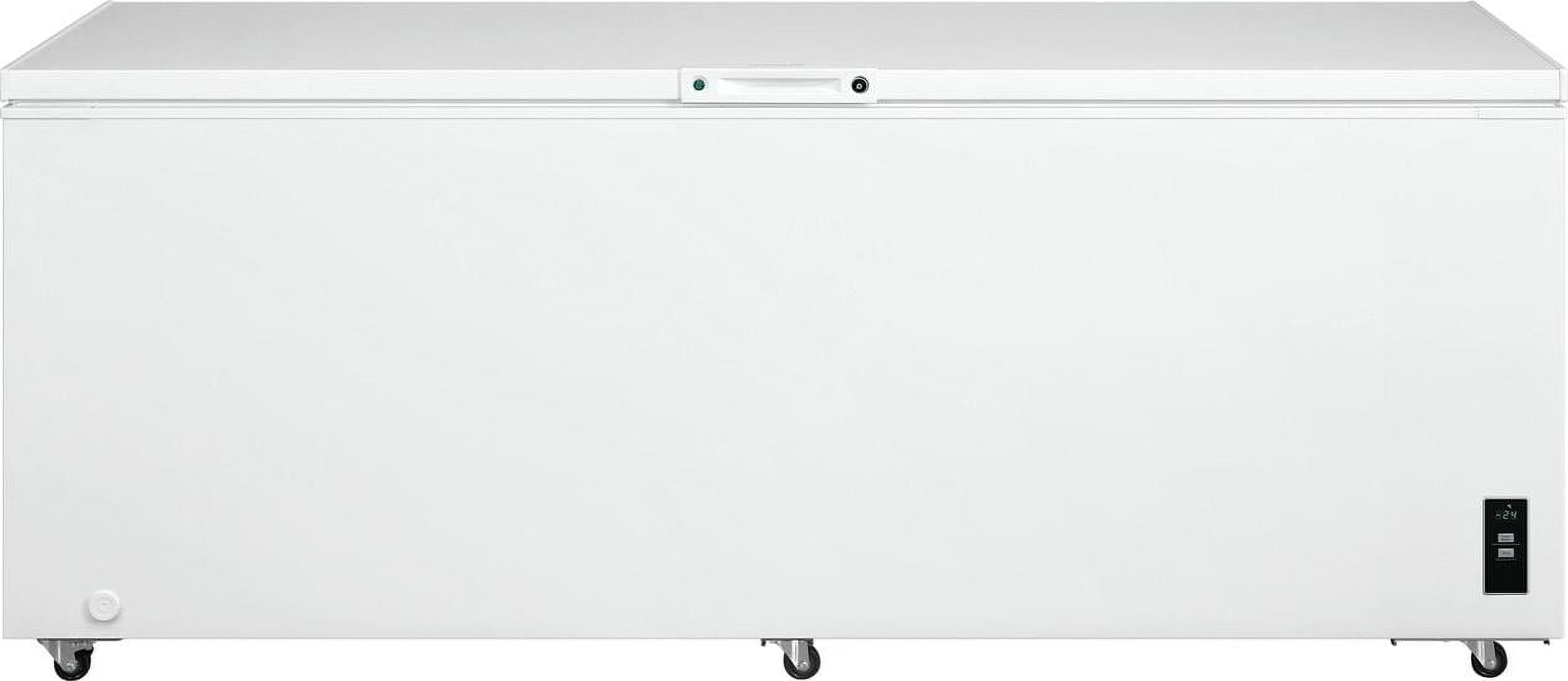 2026 New Frigidaire FFCL2542AW 25 Cu. Ft. Garage Ready Chest Freezer, White