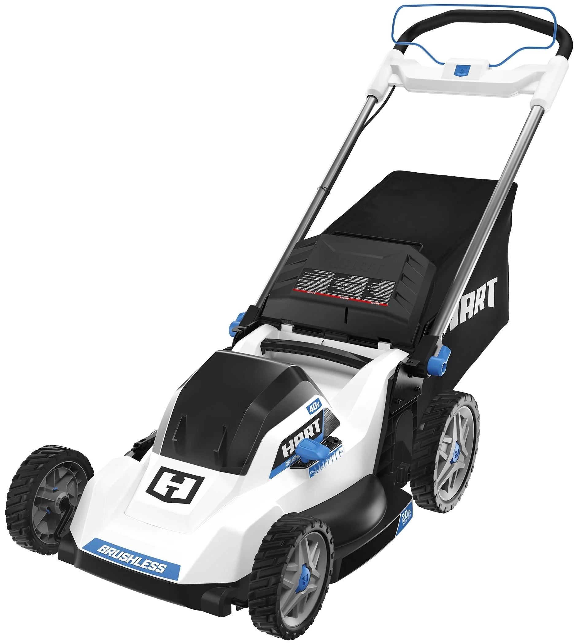 2026 New Restored Premium HART 40-Volt Cordless 20-Inch Push Mower (1) 6.0 Ah Lithium Ion Battery (Refurbished)