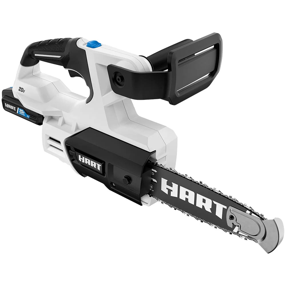 2026 New HART 20-Volt 8-inch Battery-Powered Pruning Chainsaw Kit, (1) 2.0Ah Lithium-Ion Battery