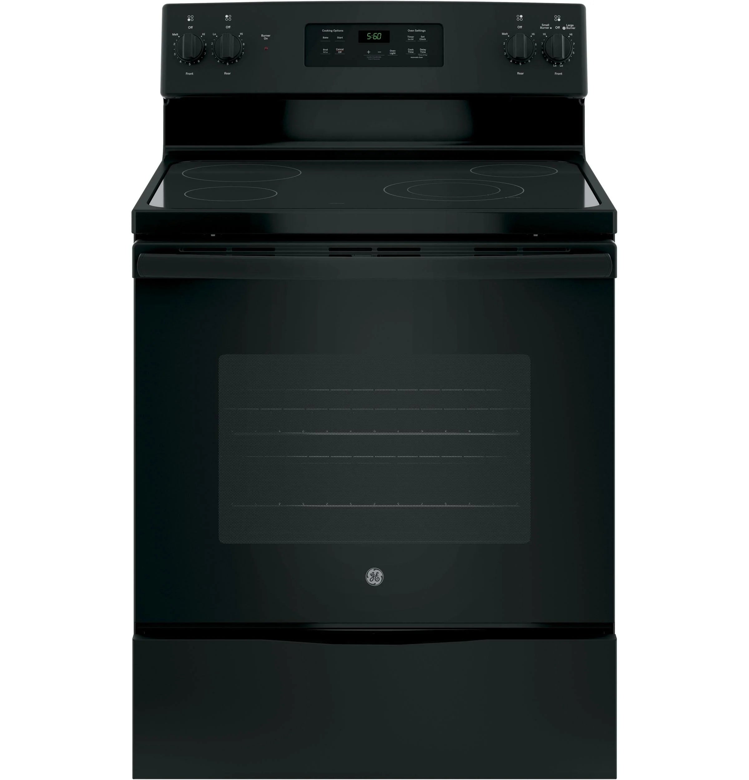 2026 New GE Appliances JBS60DKBB 30 Inch Electric Freestanding Range Black