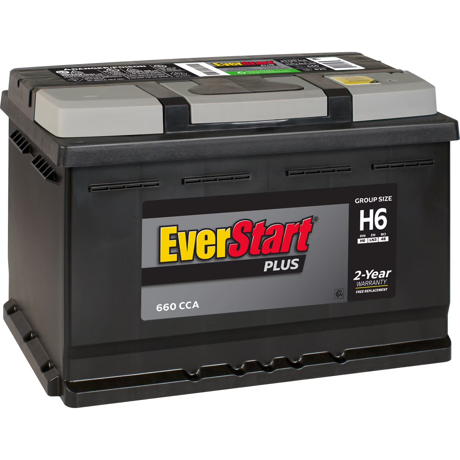 2026 New EverStart Plus Lead Acid Automotive Battery, Group Size H6 / LN3 / 48 12 Volt, 660 CCA