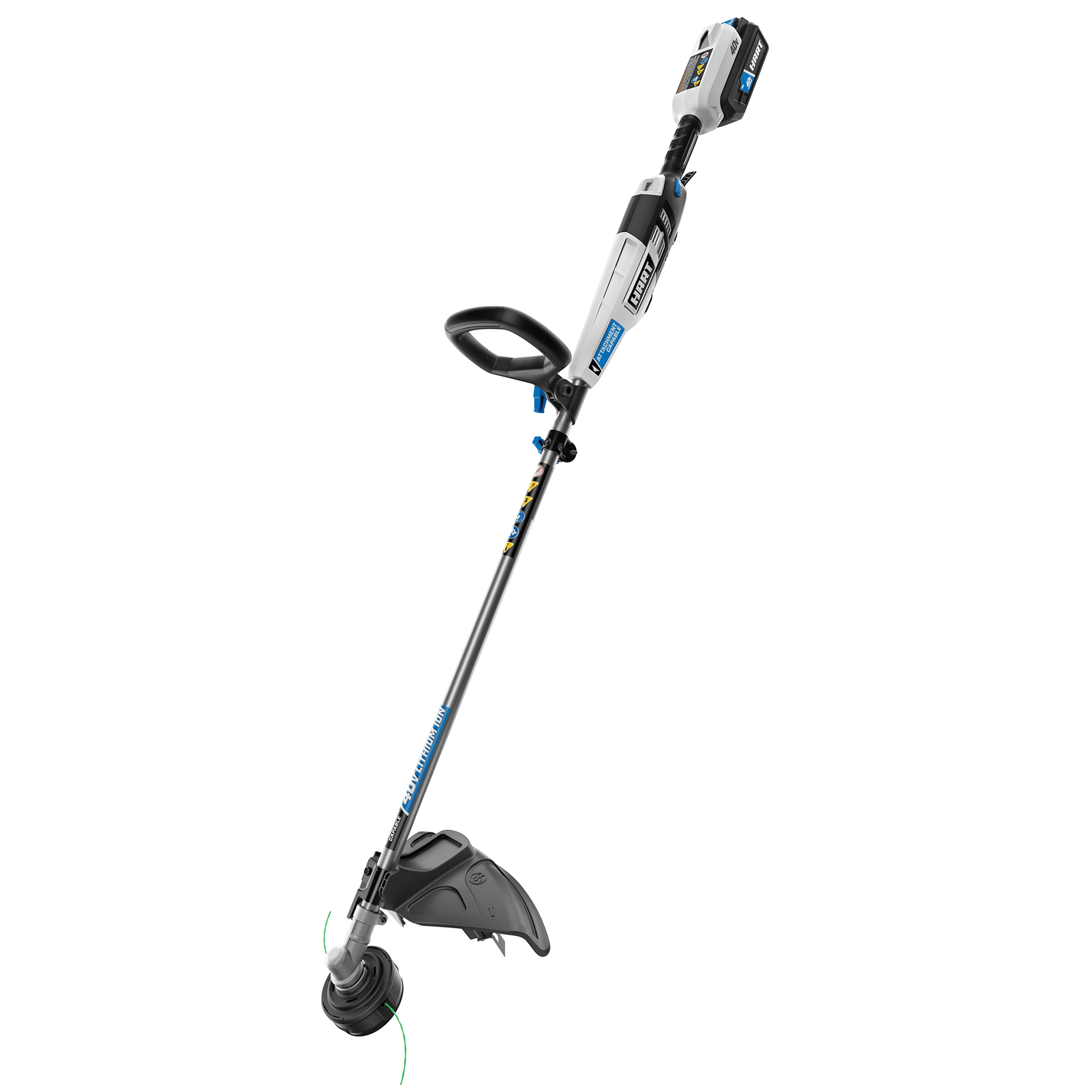 2026 New HART 40-Volt Cordless Attachment Capable 15-inch String Trimmer Kit, (1) 4.0Ah Lithium-Ion Battery