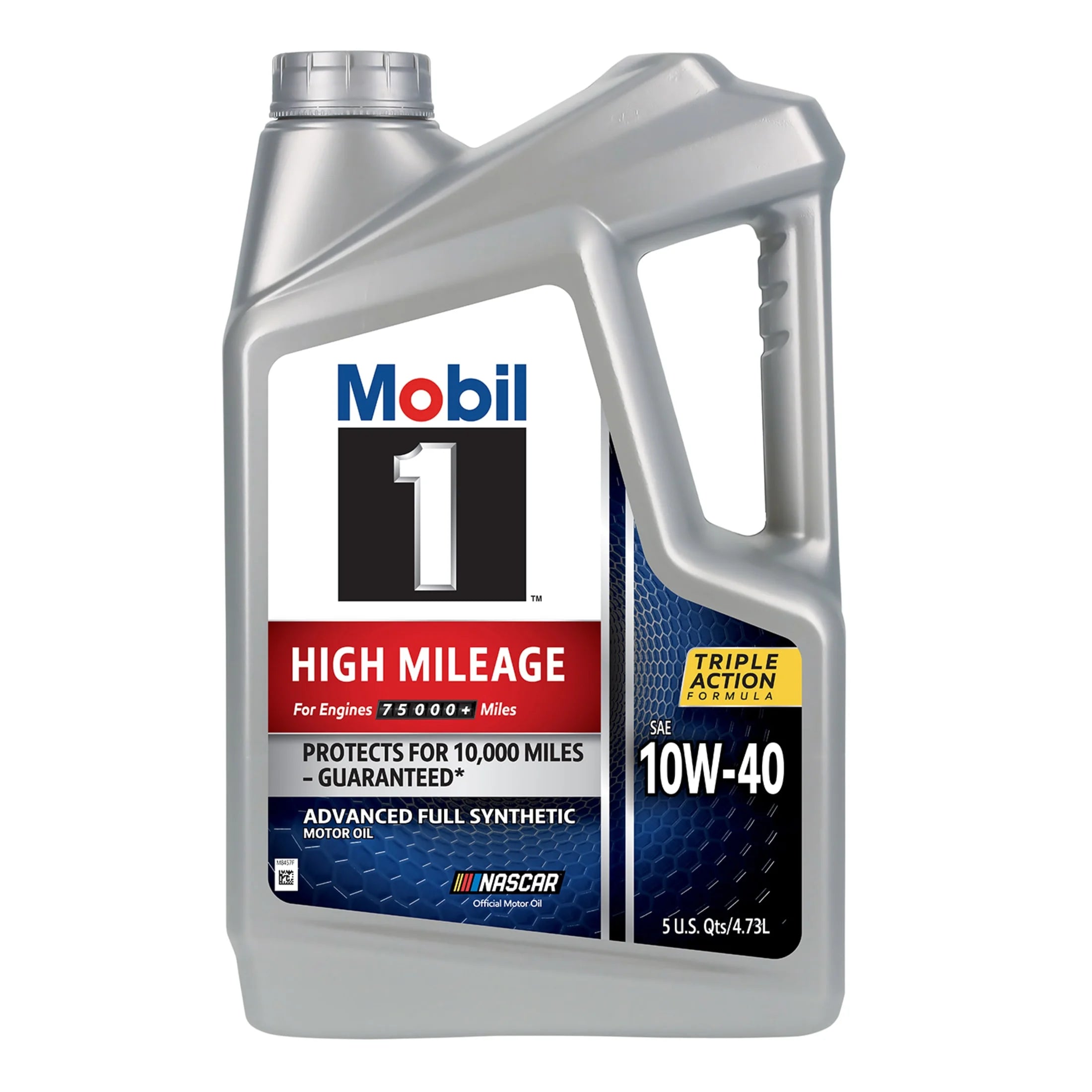 2026 New Mobil 1 High Mileage Full Synthetic Motor Oil 10W-40, 5 Quart (Pack of 3) - Image 3