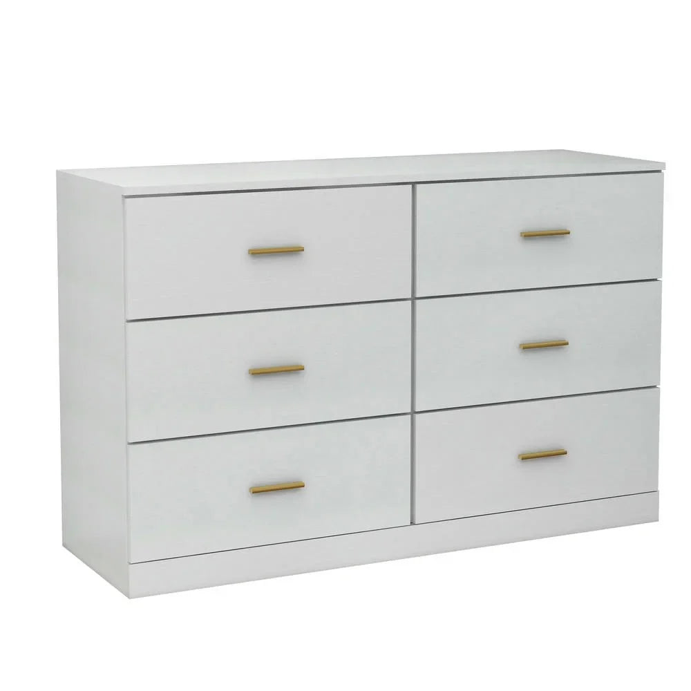 2026 New Kadyn Modern 6 Drawer Dresser Wood Cabinet,Dresser for Bedroom, Kitchen Storage Cabinet with Drawers, Chest of Drawers(Black) - Image 56