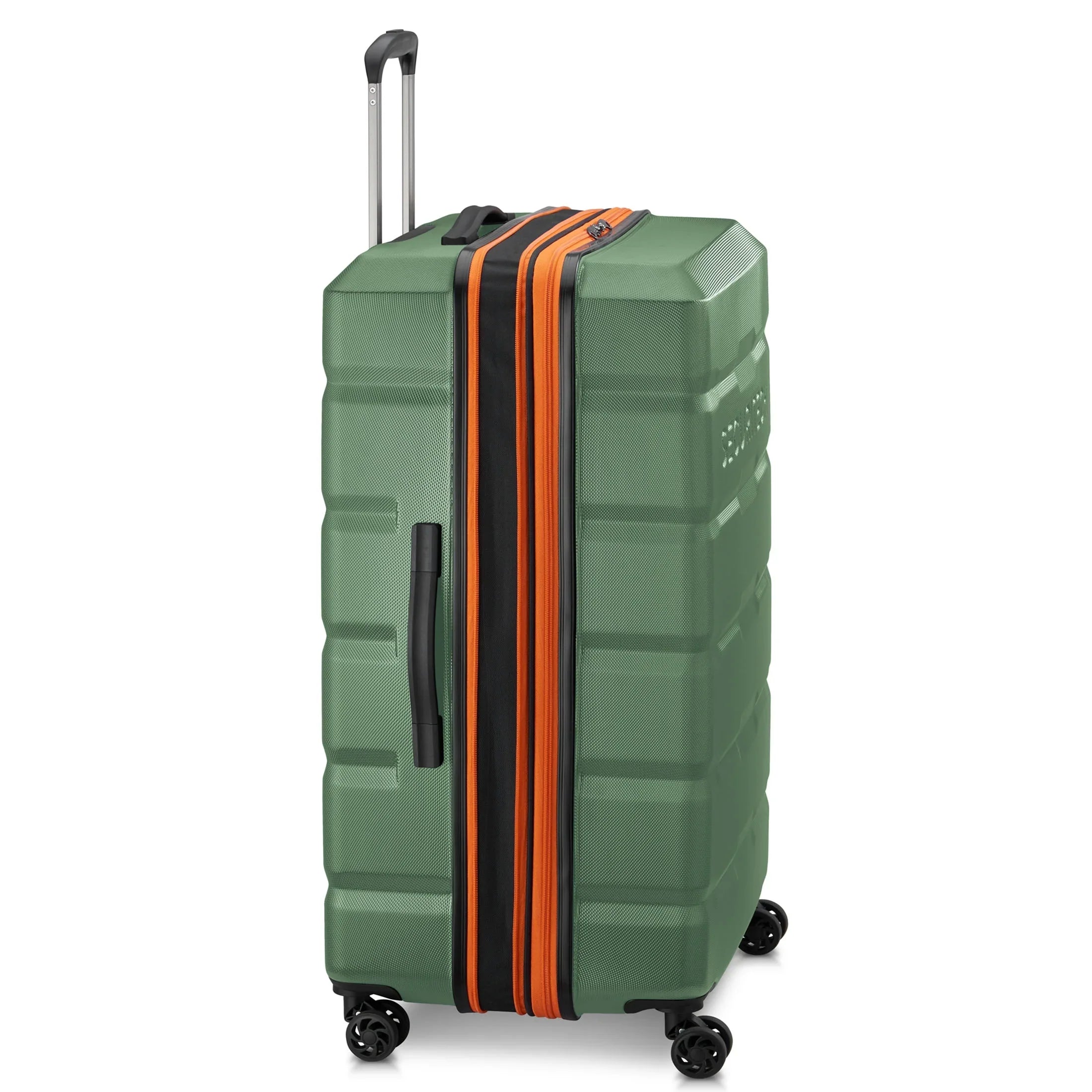 2026 New Securitech by Delsey, Citadel 31" Large Checked Hardside Spinner Luggage Green - Image 8