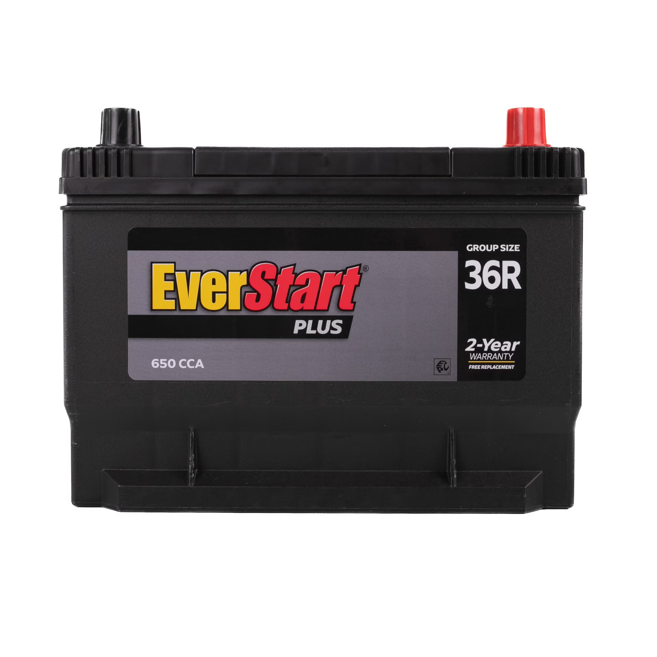 2026 New EverStart Plus Lead Acid Automotive Battery, Group Size 36R-3 (12 Volt/650 CCA)