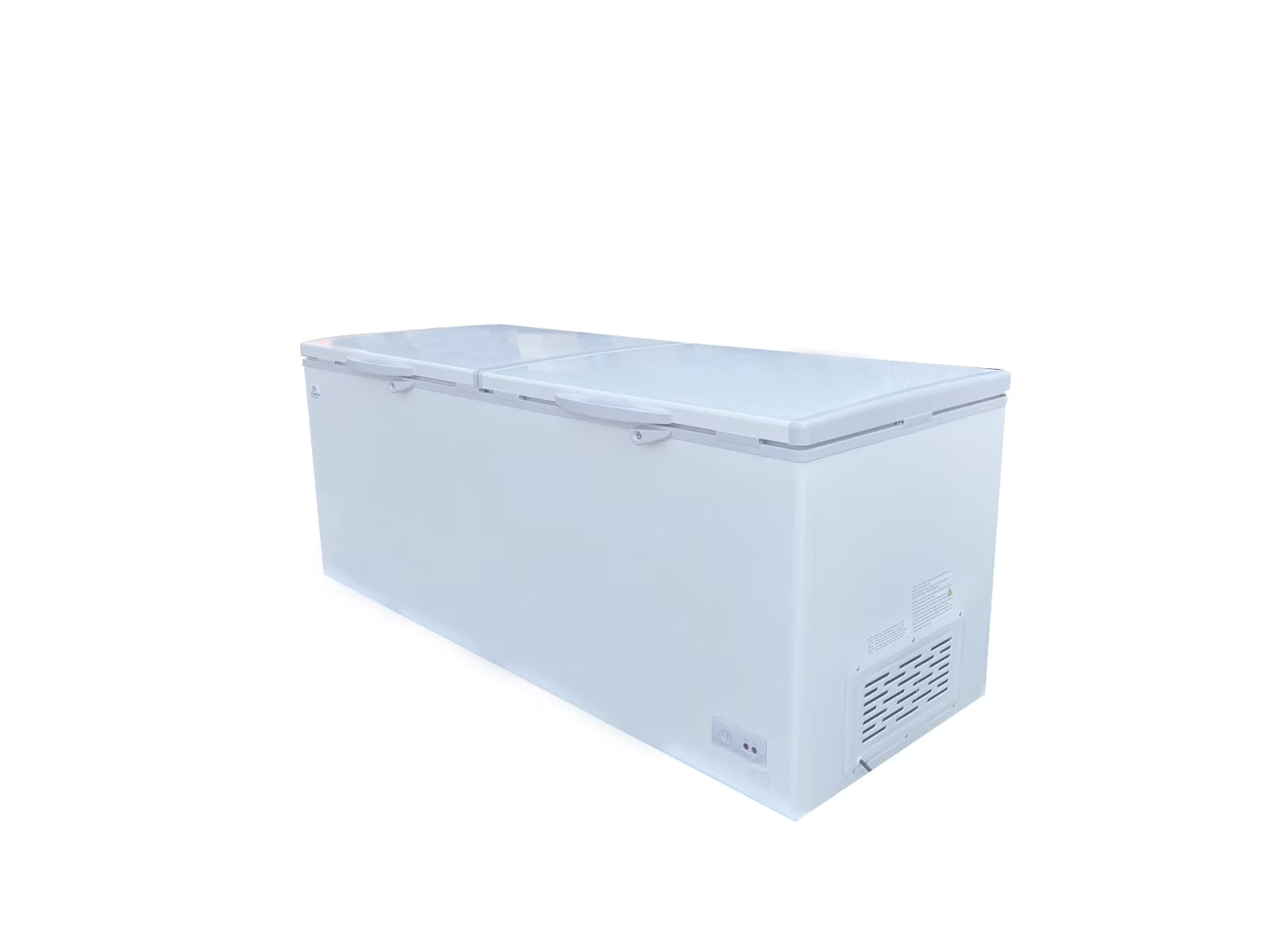 2026 New 24 cu ft 77 inch Commercial Freezer Chest freezer, ice cream freezer large capacity, White Solid 2 door w Storage Baskets