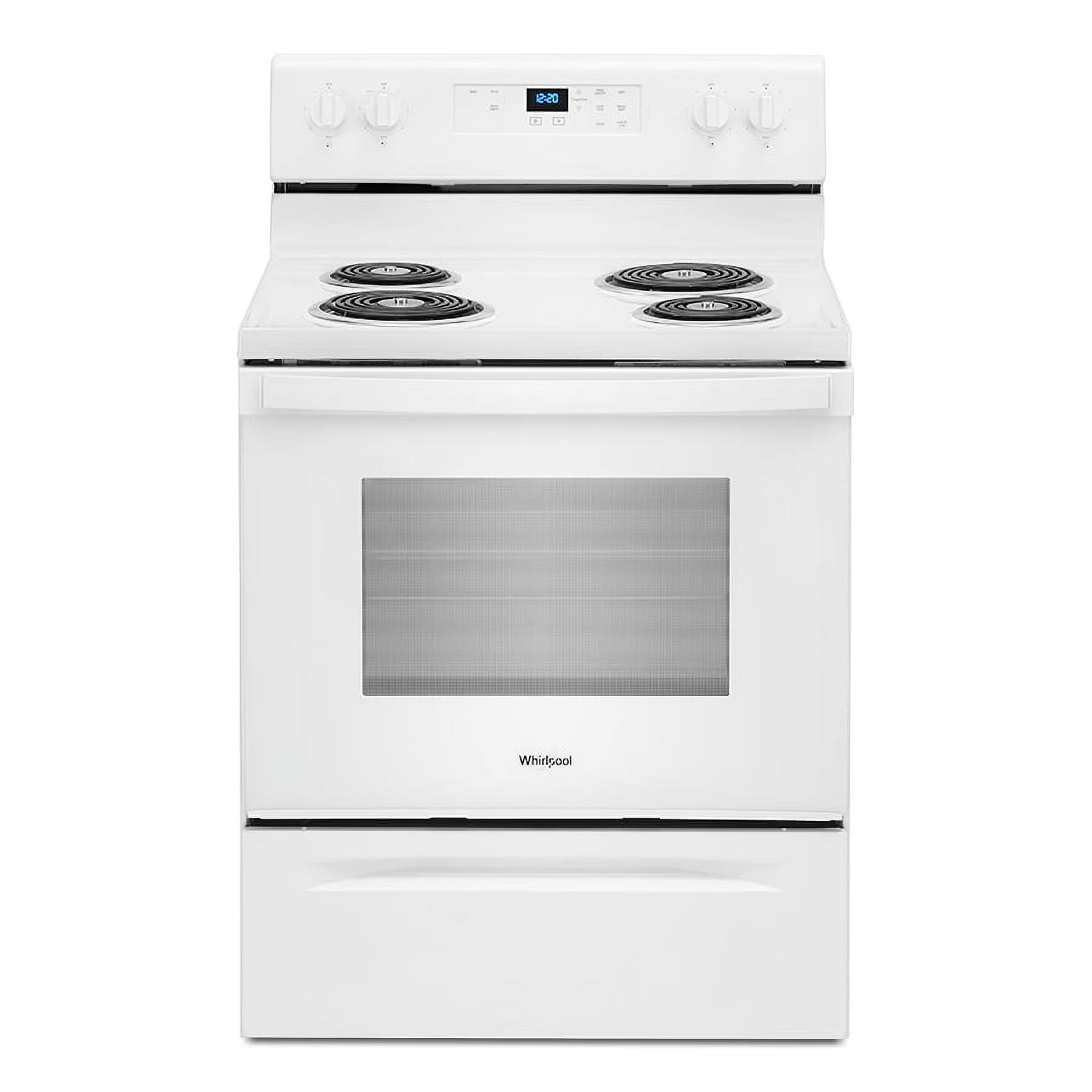 2026 New WHIRLPOOL WFC150M0JW 30" freestanding coil electric range