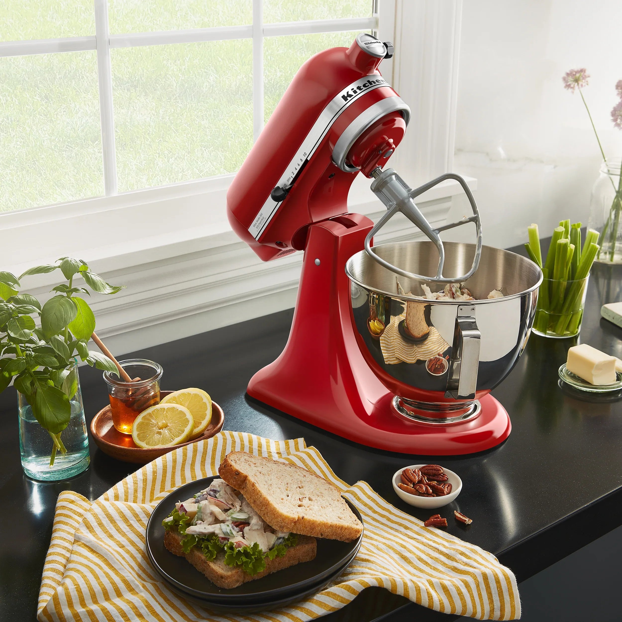 2026 New KitchenAid Deluxe Series 4.5 Quart Tilt-Head Stand Mixer with Stainless Bowl, Contour Silver, KSM97CU - Image 33