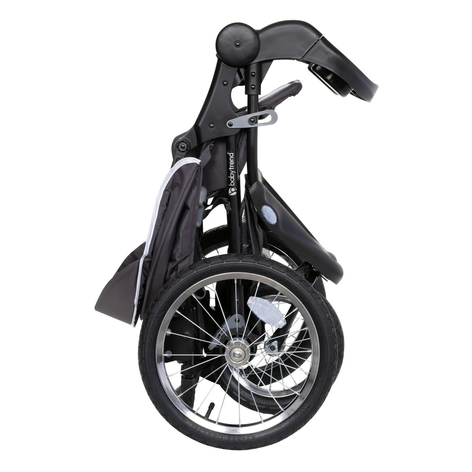 2026 New Baby Trend Xcel-R8 Plus Jogging Stroller with LED Lights. Liberty Grey - Image 4