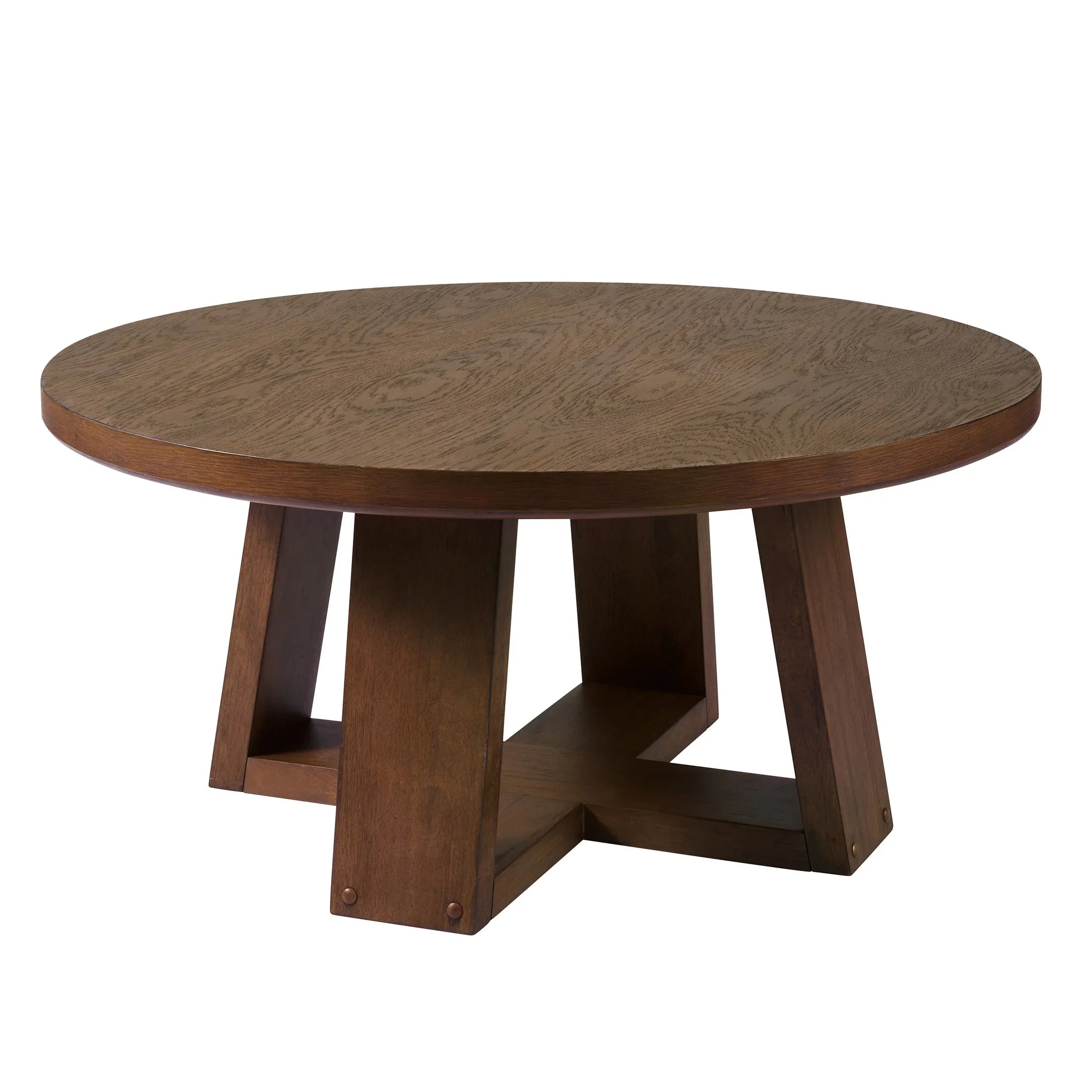 2026 New Better Homes & Gardens Ezra Coffee Table, Walnut finish - Image 4