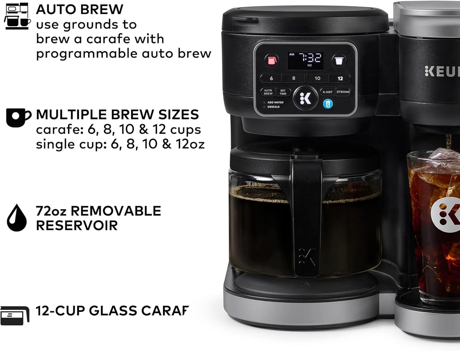 2026 New Keurig K-Duo Gen 2 Hot & Iced Single Serve & Carafe Coffee Maker - Image 14