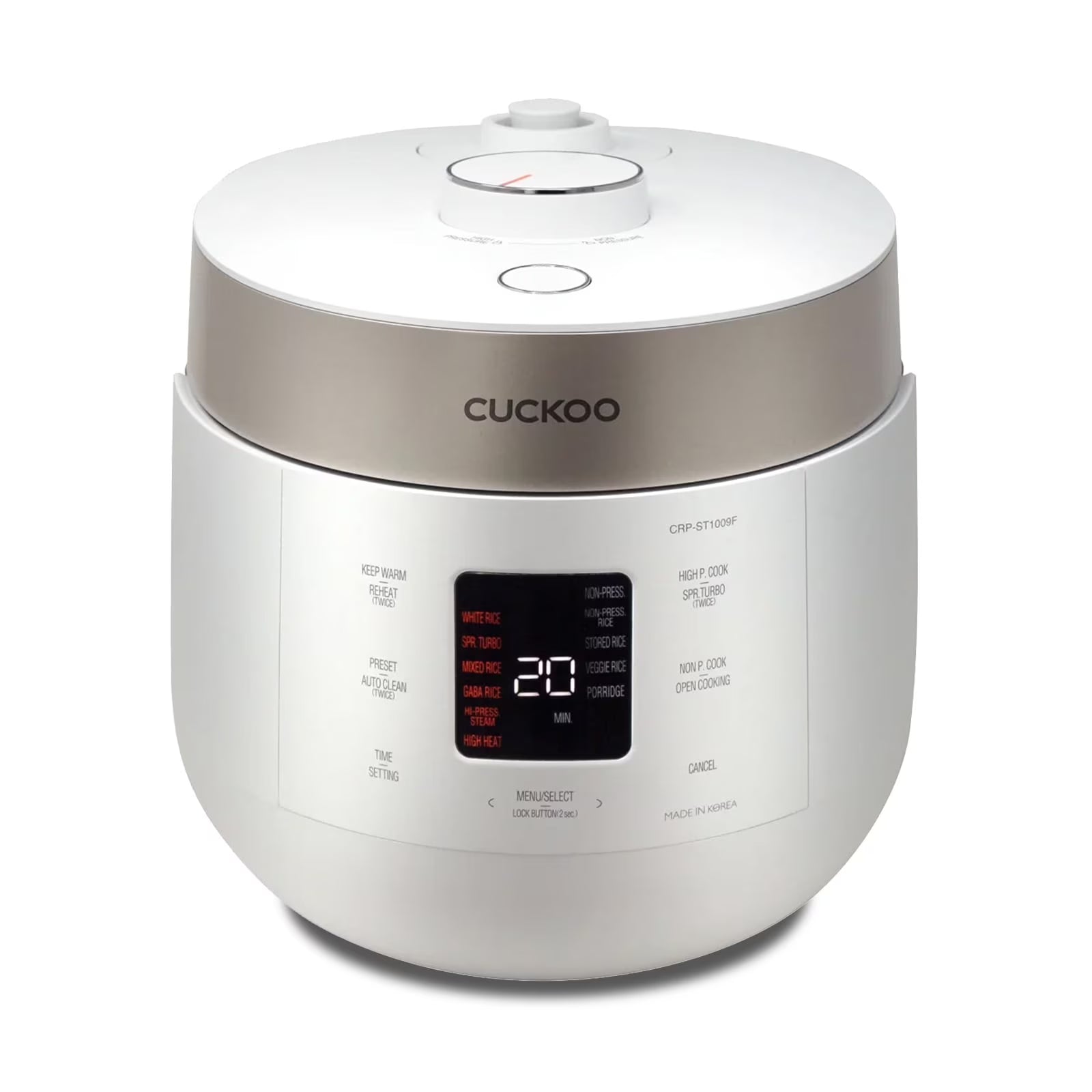 2026 New Cuckoo 6 Cup Dry, Twin Pressure Rice Cooker with Micom Logic Tech, Nonstick Pot, Warmer, 16 Menu Modes and Voice Guide