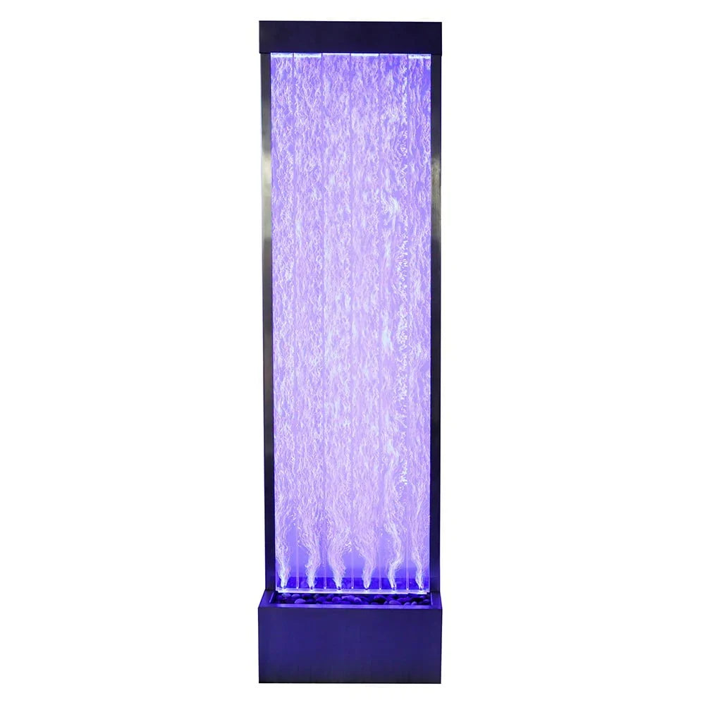 2026 New 72'' Acrylic Bubble Fountain, Standing Bubble Panel, Color Lights/Remote Ctrl - Image 6