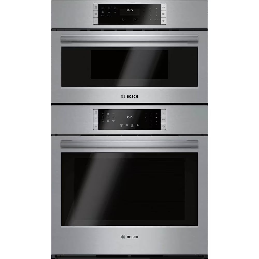 2026 New Bosch HBL87M53UC 30 inch 800 Series Stainless Single Electric Convection Wall Oven w/ Built-In Microwave