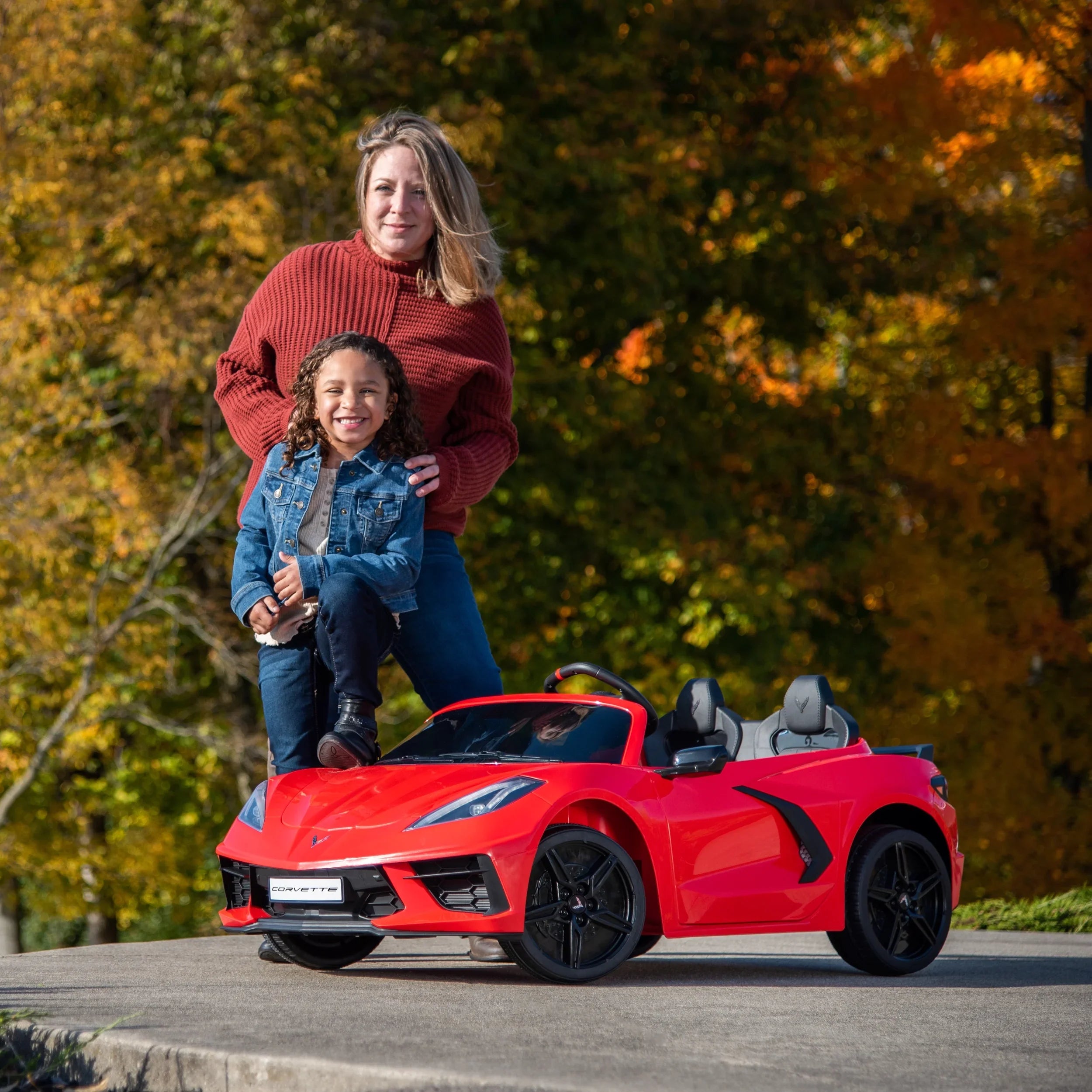 2026 New 12V Huffy Corvette Stingray, Battery Powered Ride-On Car, Children Ages 3+, Sounds - Image 14