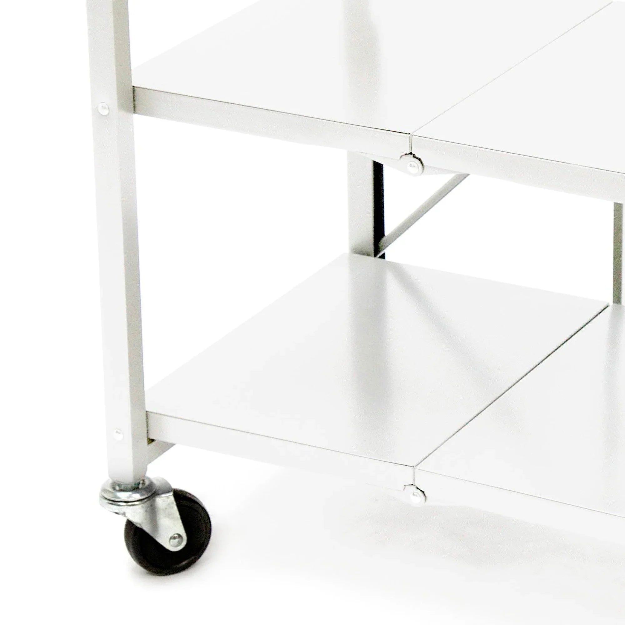 2026 New Origami Foldable Wheeled Portable Solid Wood Top Kitchen Island Bar Cart - Image 34