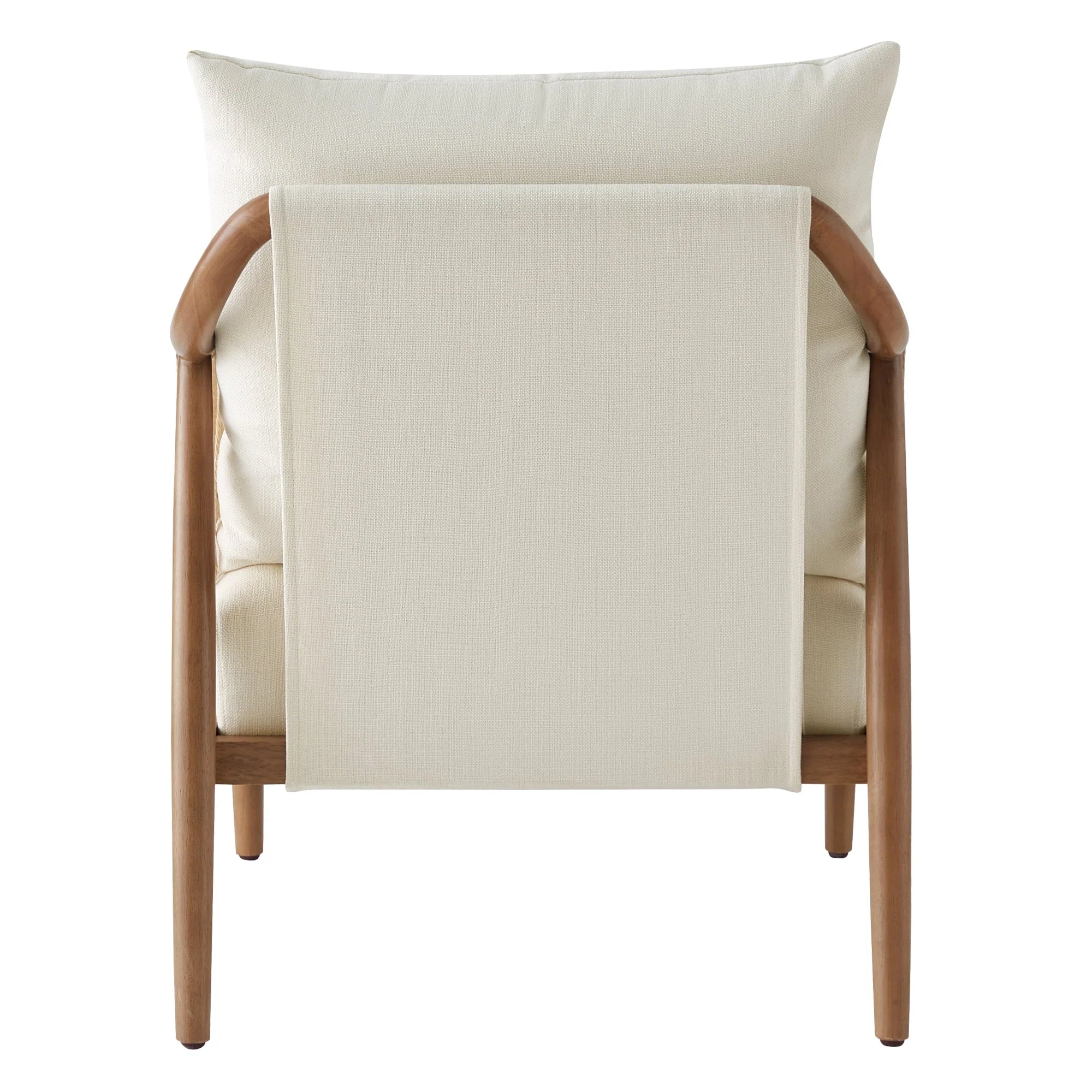 2026 New CHITA Modern Accent Chair, Braid Armchair Living Room Chair, Cream - Image 6