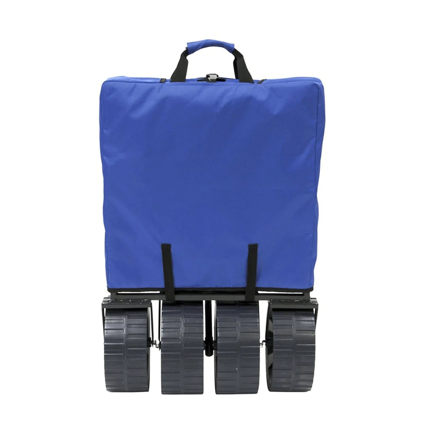 2026 New Mac Sports Heavy Duty Collapsible Folding All Terrain Utility Beach Wagon Cart, Blue/Black - Image 4