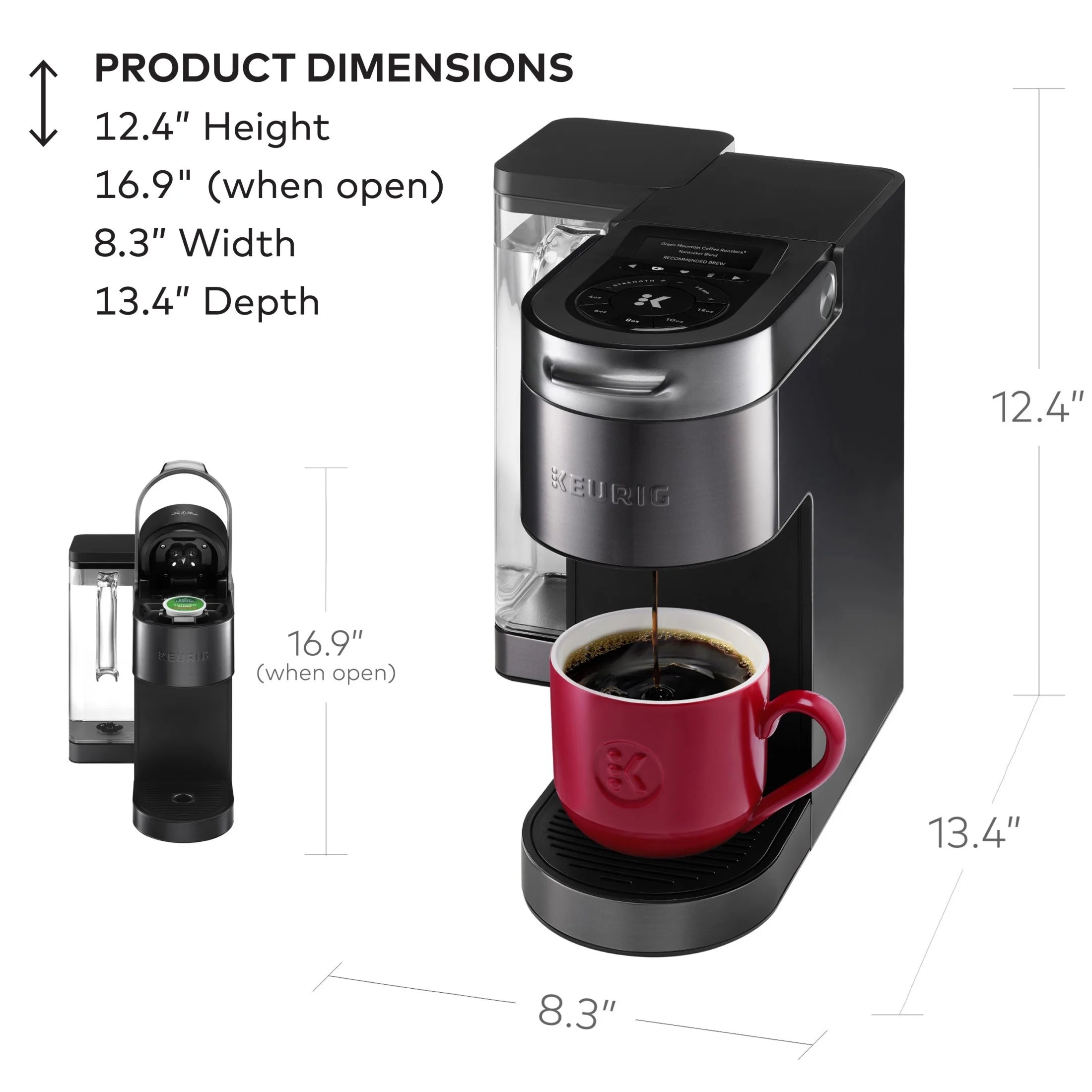 2026 New Keurig K-Supreme Plus SMART Single Serve K-Cup Pod Coffee Maker, Black - Image 5