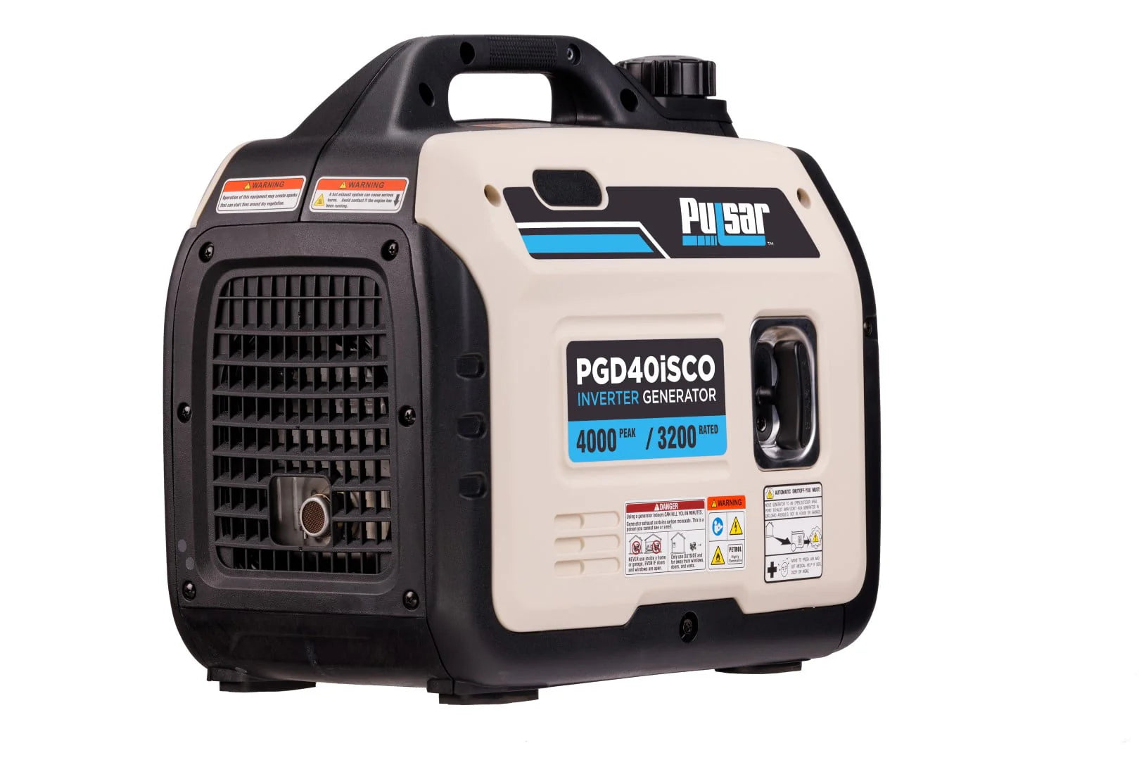 2026 New Pulsar 4000-Watt Super Quiet Gas Powered Inverter Generator with CO Sentry - Image 4