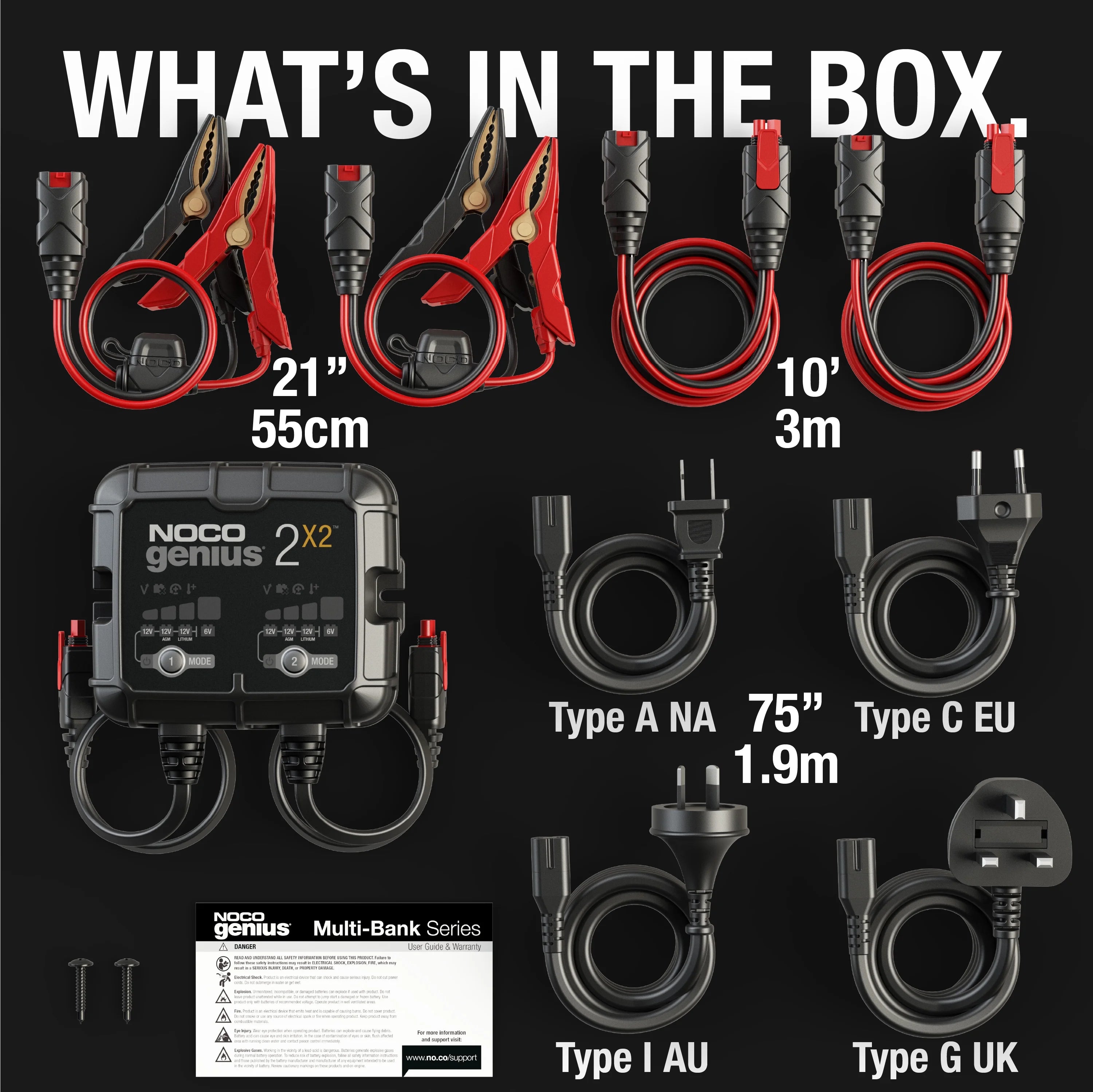 2026 New NOCO GENIUS2X2: 2-Bank 4A (2A/Bank) 6V/12V Smart Battery Charger, Maintainer and Desulfator - Image 7